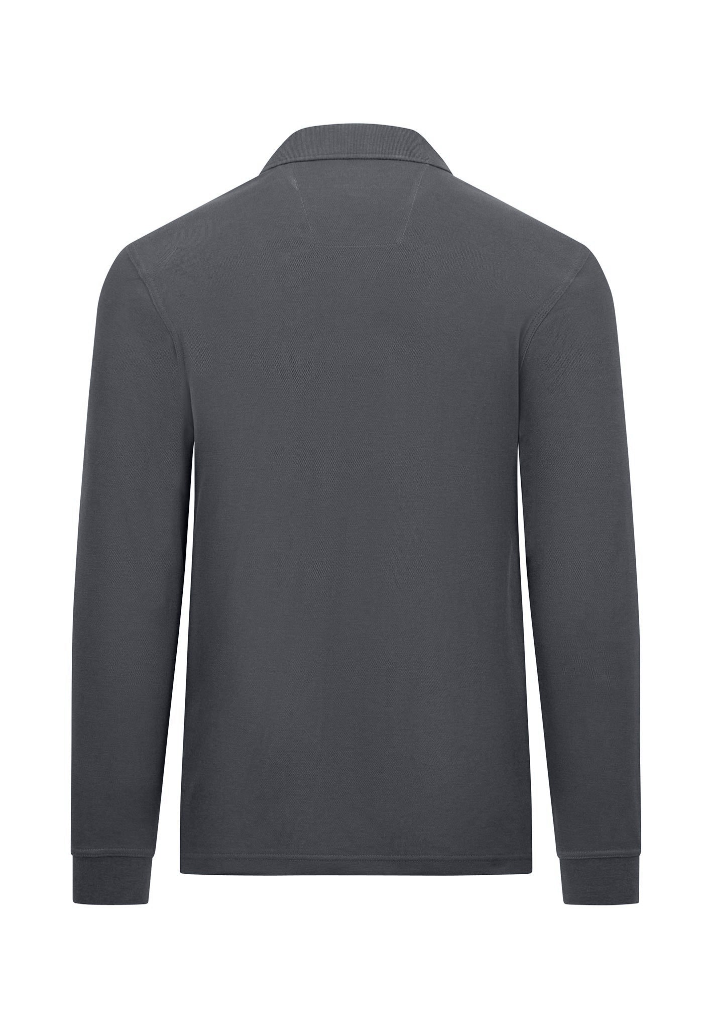 Langarm Poloshirt aus reiner Baumwolle mit Polokragen - Image 4