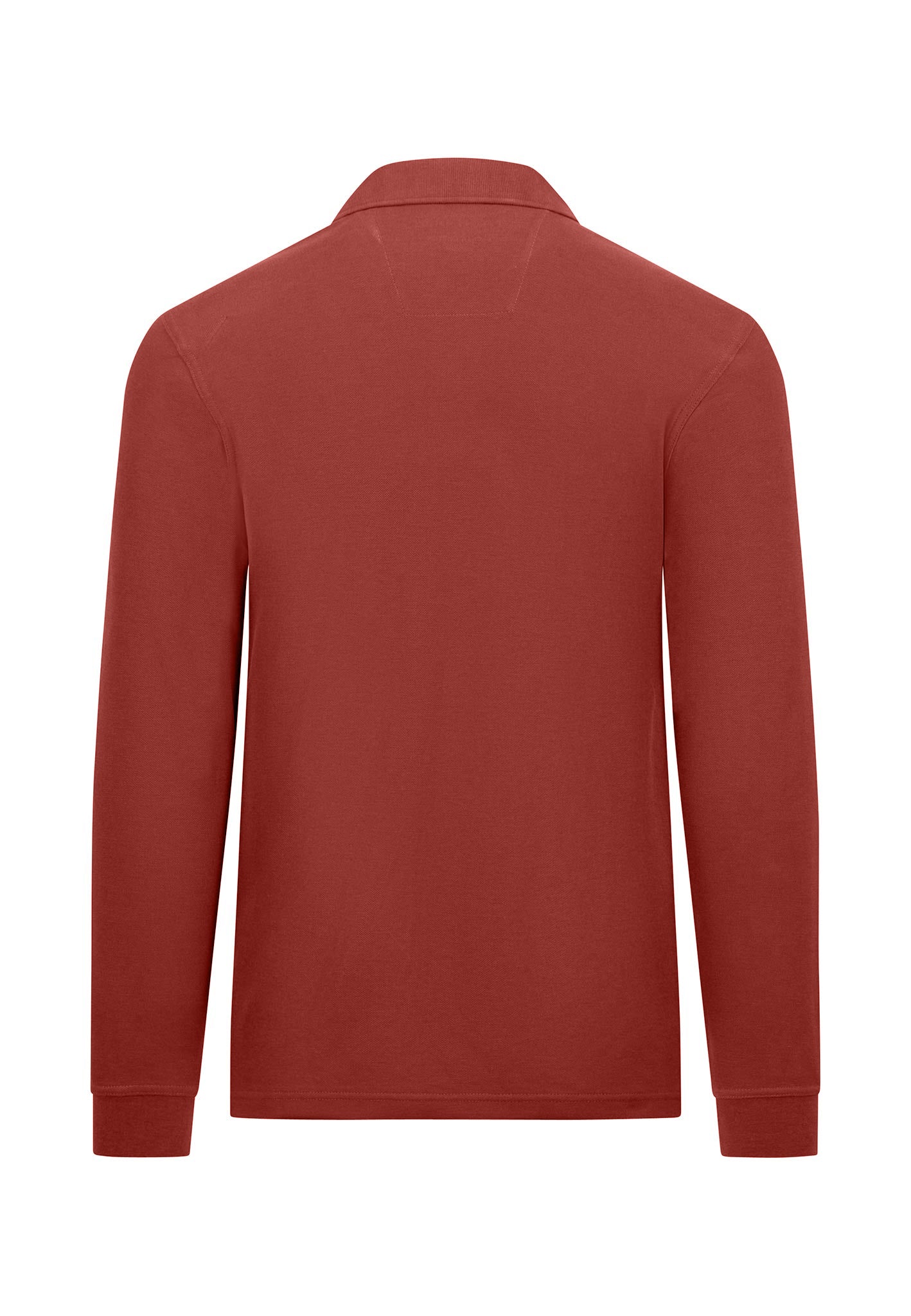 Langarm Poloshirt aus reiner Baumwolle mit Polokragen - Image 8