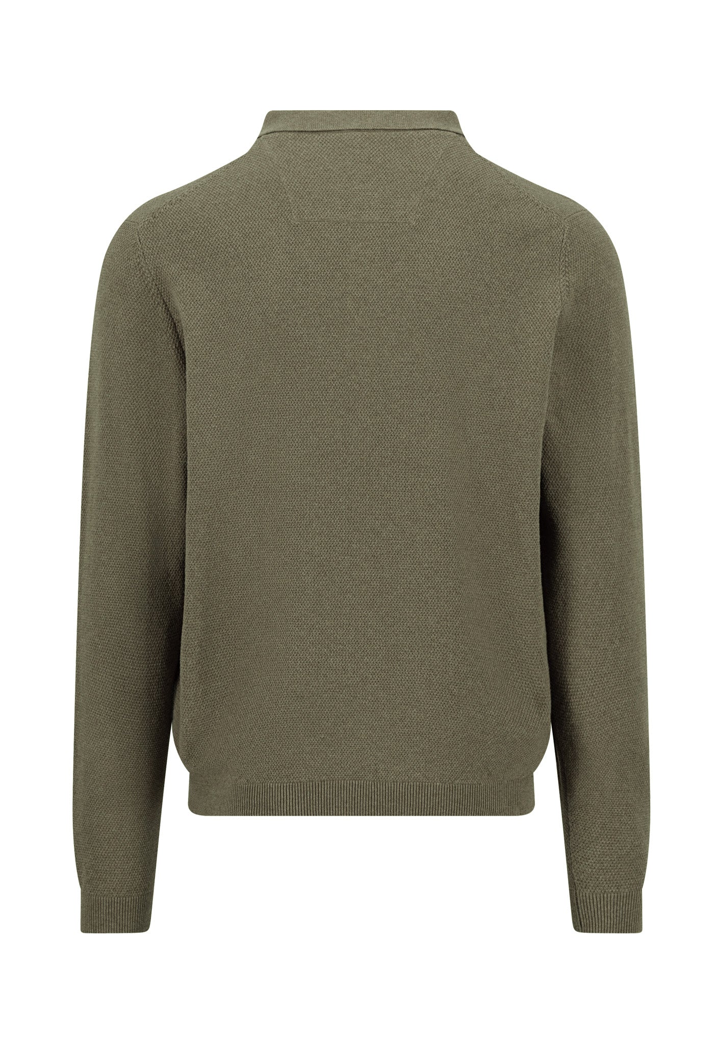 Langarm-Strick-Poloshirt aus Baumwolle mit Polokragen - Image 12