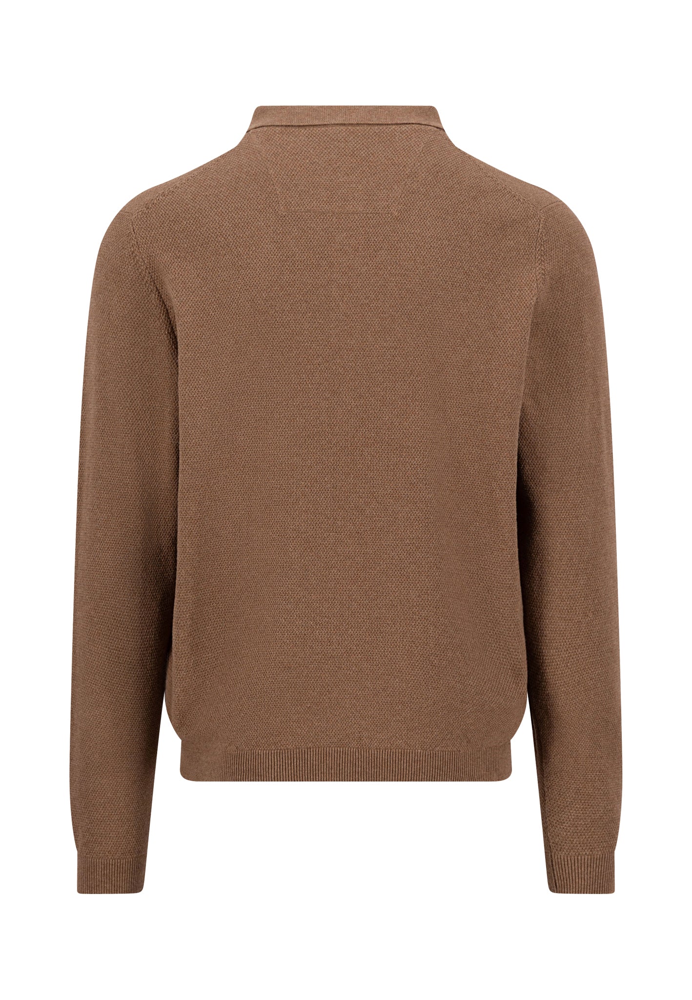 Langarm-Strick-Poloshirt aus Baumwolle mit Polokragen - Image 5