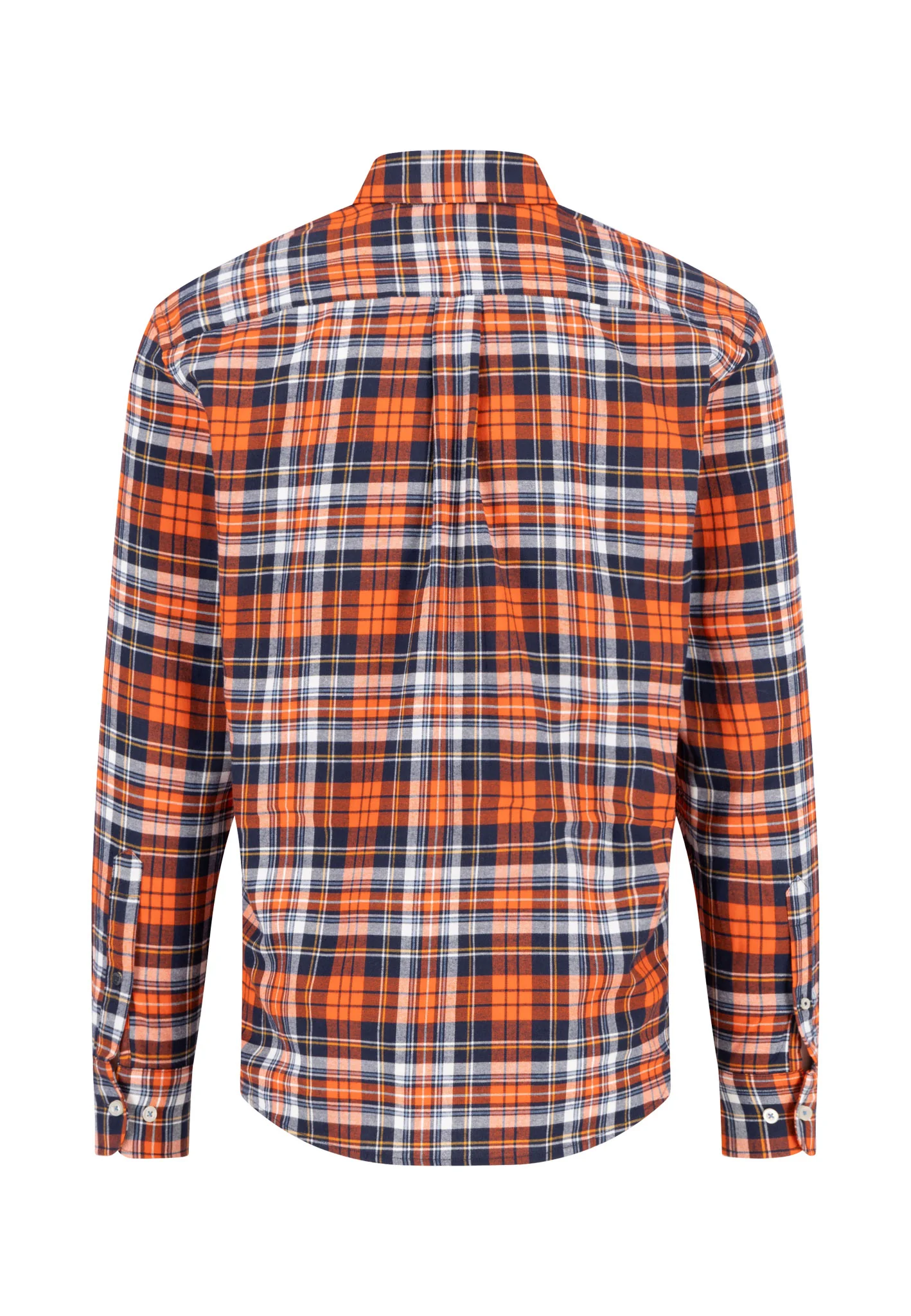 Langarmhemd aus Baumwolle mit Karomuster und Button-Down-Kragen - Image 4