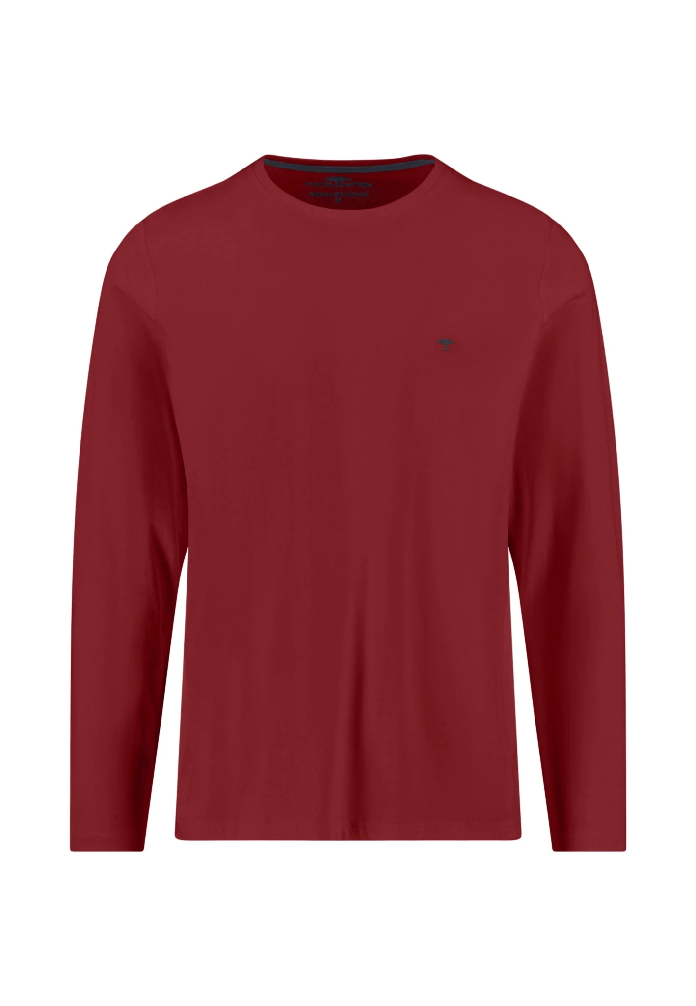 Langarmshirt aus Baumwolle mit Rundhalsausschnitt