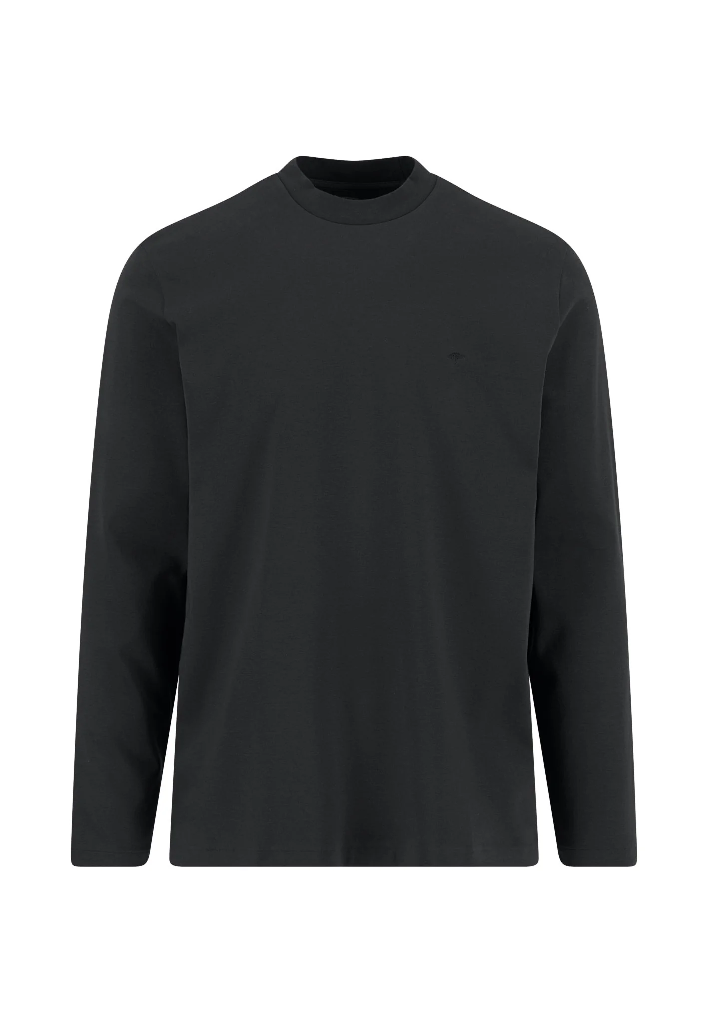 Langarmshirt aus Baumwolle mit Stehkragen - Image 19