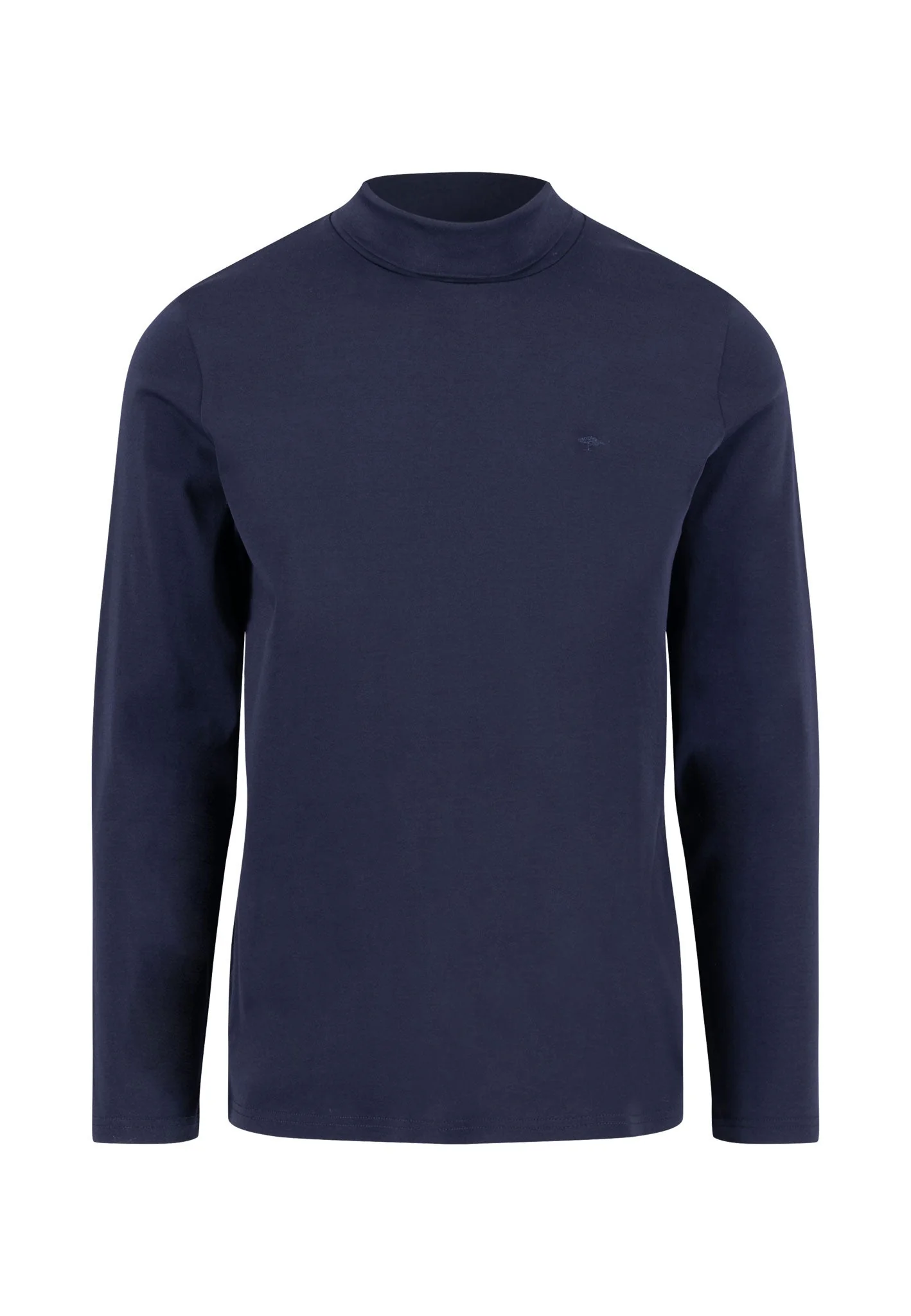 Langarmshirt aus Baumwolle mit Stehkragen - Image 5
