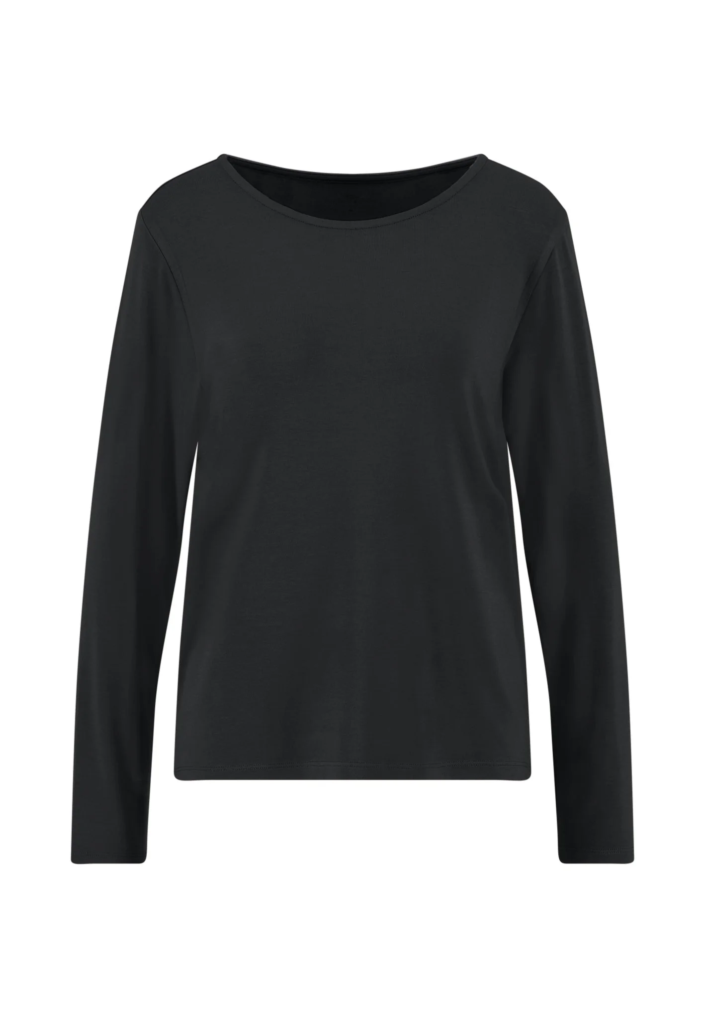 Langarmshirt aus Viskose-Stretch mit Rundhalsausschnitt - Image 21