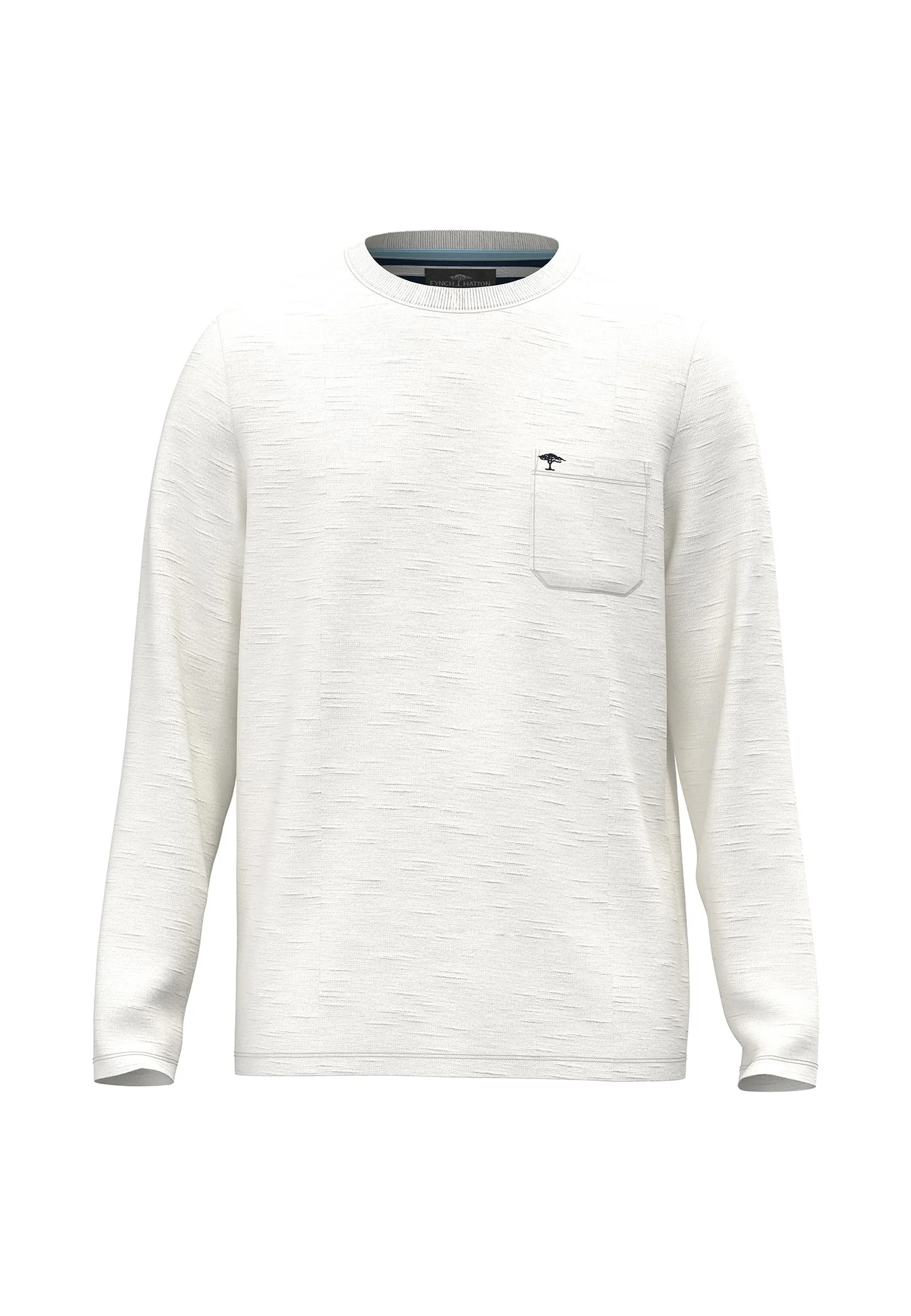 Langarmshirt mit Rundhalsausschnitt und Brusttasche
