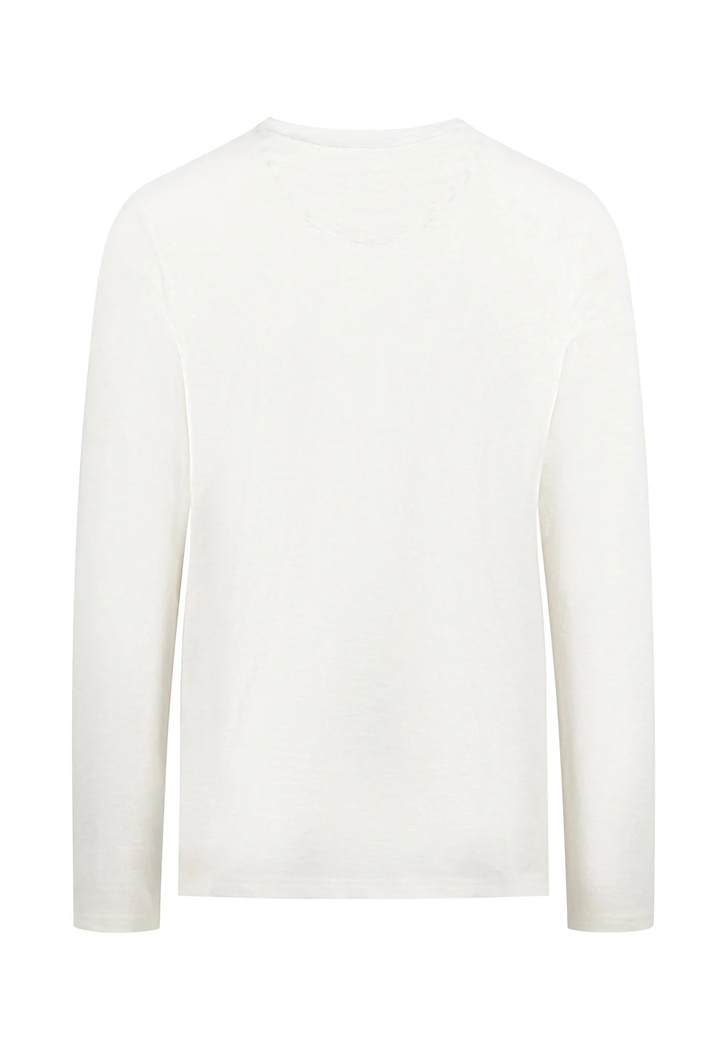 Langarmshirt mit Rundhalsausschnitt und Brusttasche - Image 2
