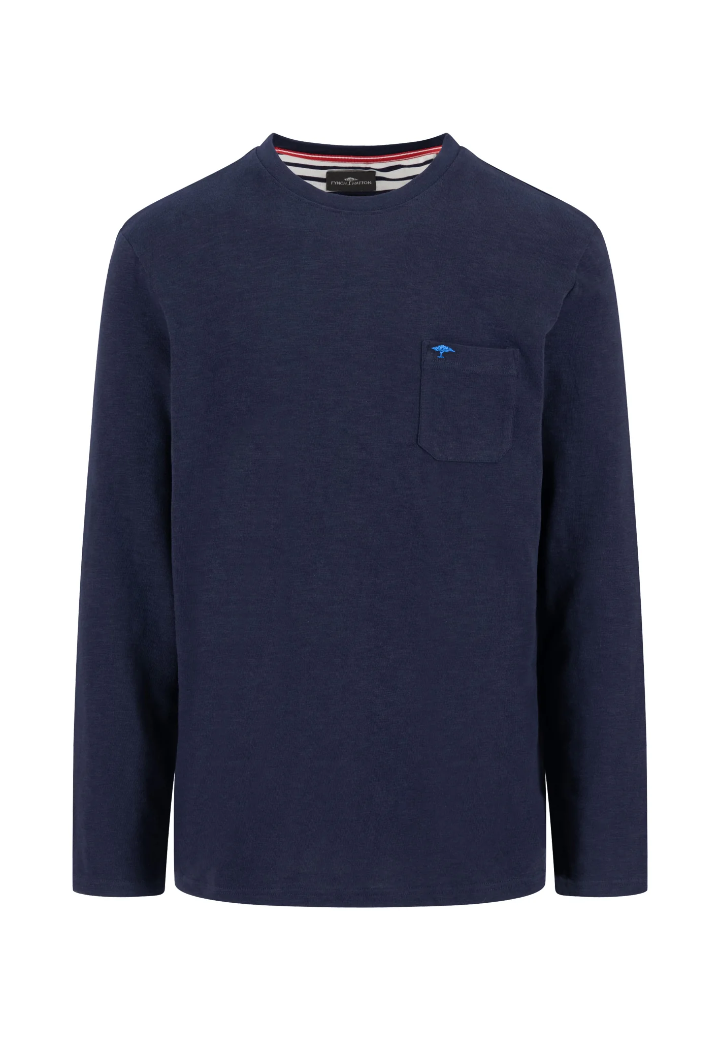 Langarmshirt mit Rundhalsausschnitt und Brusttasche - Image 5
