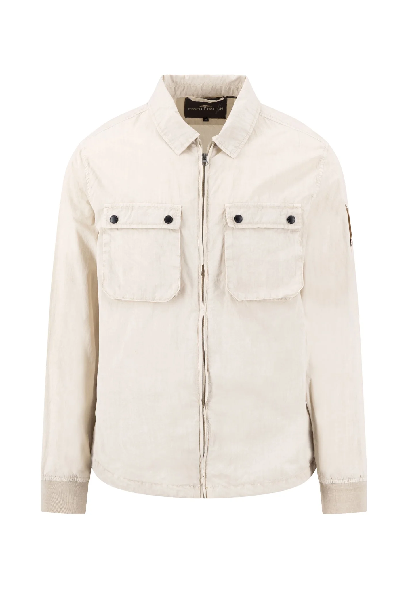 Overshirt aus Baumwolle mit Reißverschluss und Brusttaschen - Image 11