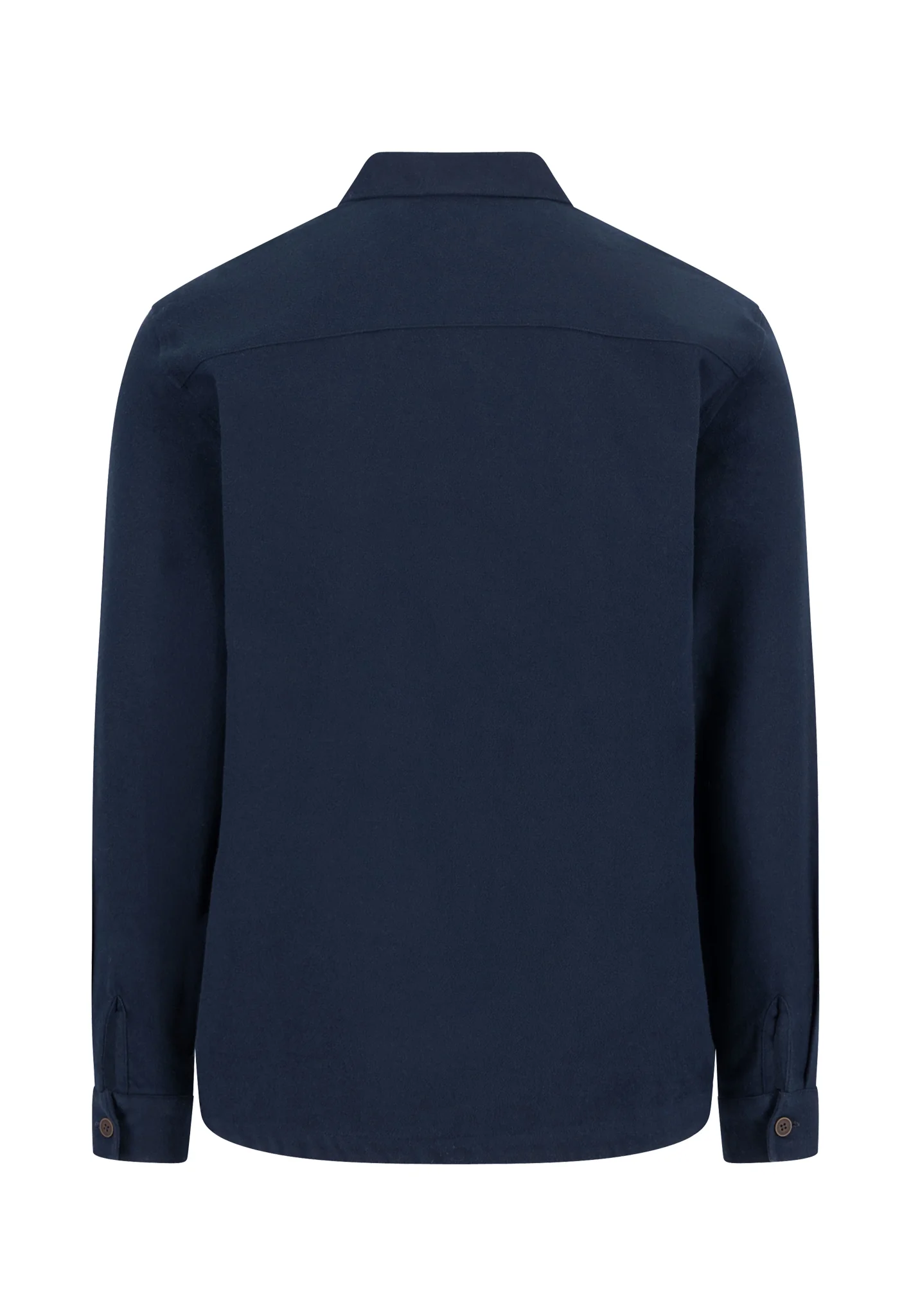 Overshirt aus Flanell mit Brusttaschen und Kentkragen - Image 2