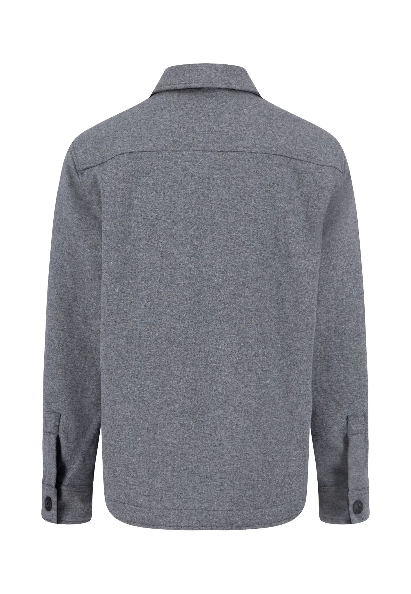 Overshirt aus Wollmix mit Brusttaschen und Reißverschluss - Image 2
