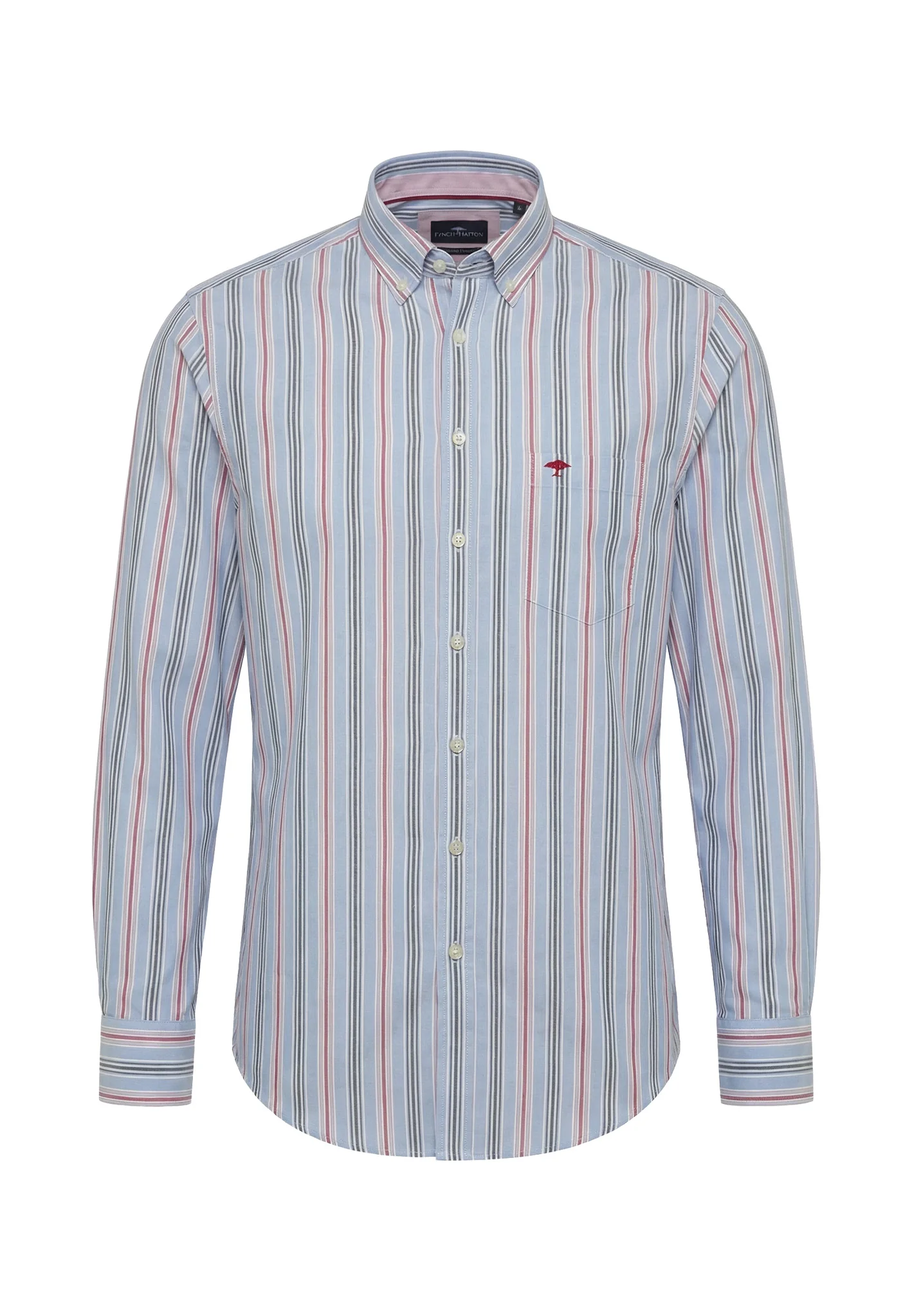 Oxfordhemd aus Baumwolle mit Button-Down-Kragen - Image 4