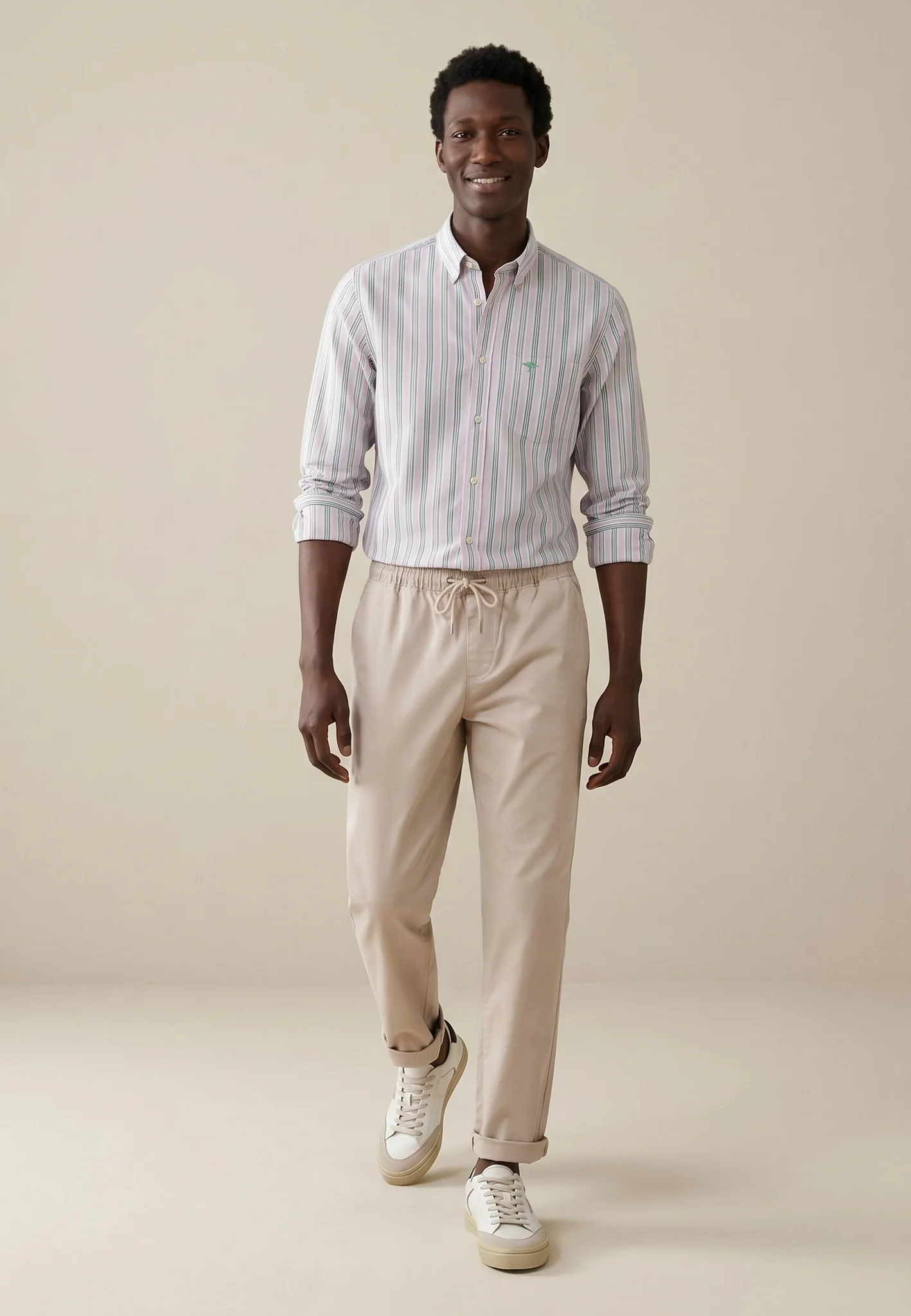 Oxfordhemd aus Baumwolle mit Button-Down-Kragen - Image 8