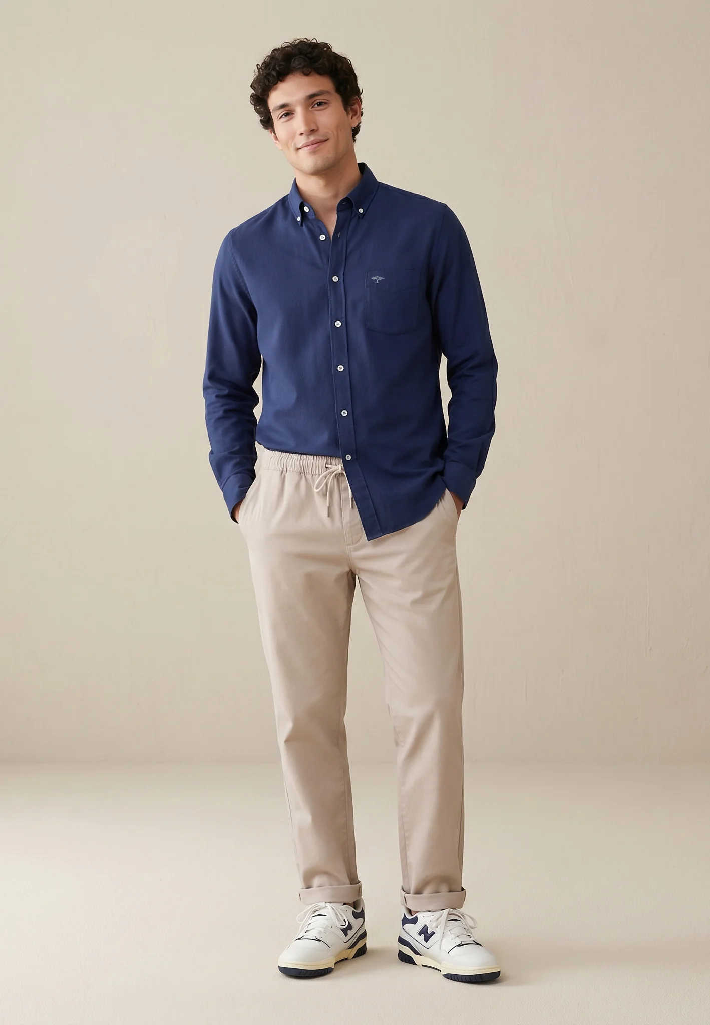 Oxfordhemd aus Baumwolle mit Button-Down-Kragen - Image 12