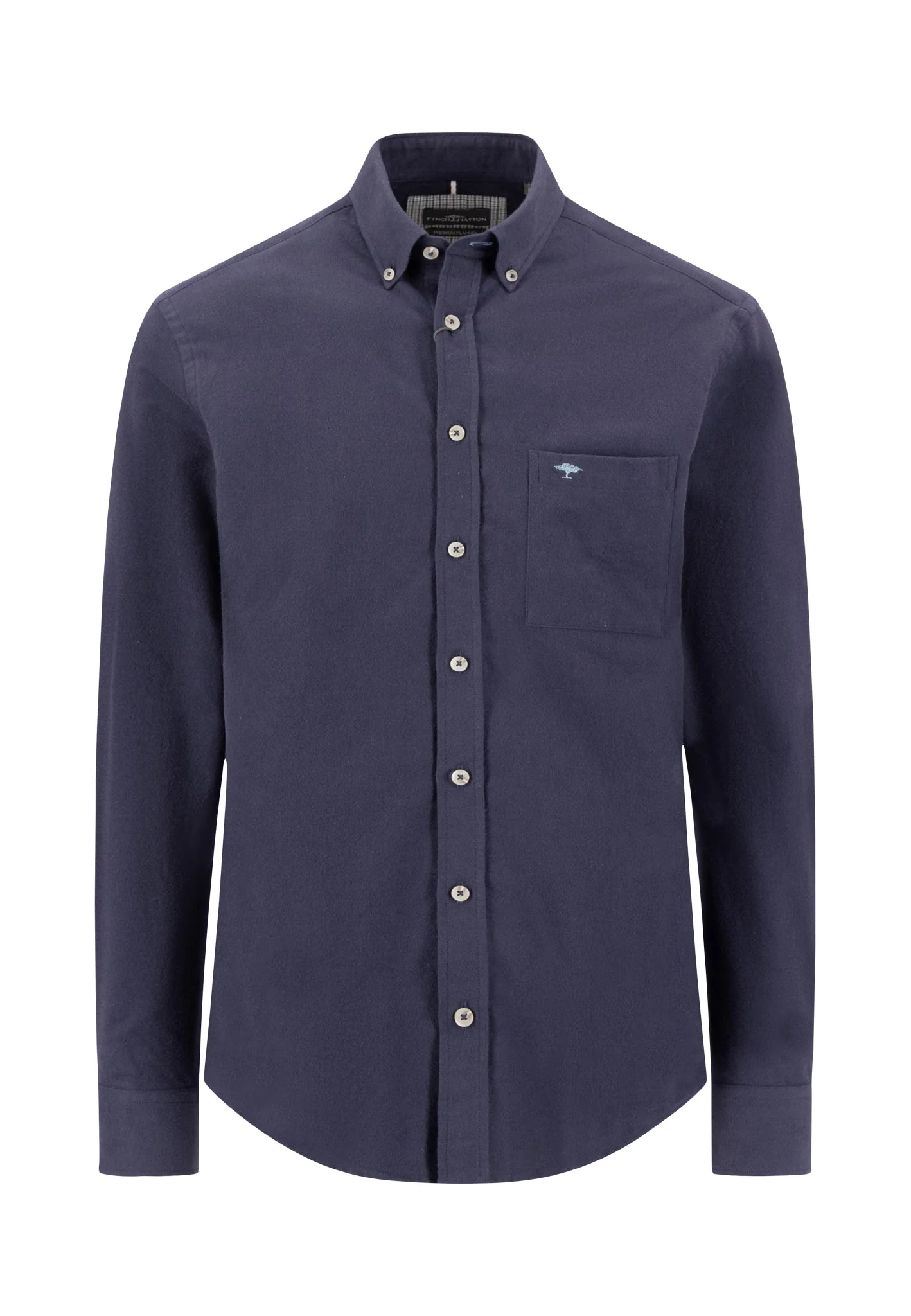 Oxfordhemd aus Baumwolle mit Button-Down-Kragen