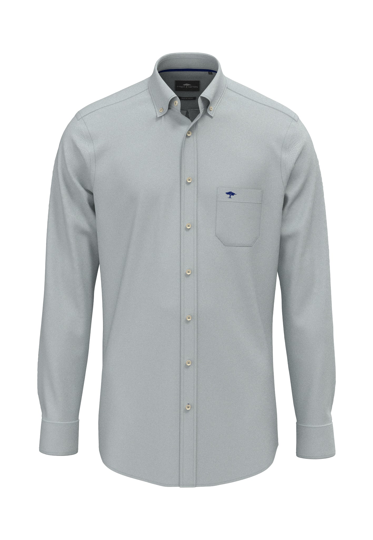 Oxfordhemd aus Baumwolle mit Button-Down-Kragen - Image 7