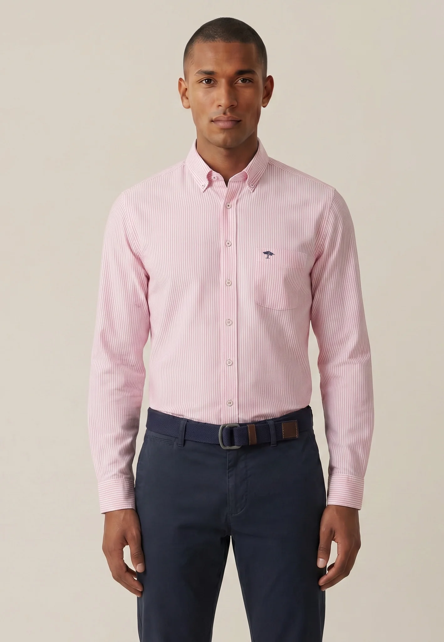 Oxfordhemd aus Baumwolle mit Button-Down-Kragen - Image 41