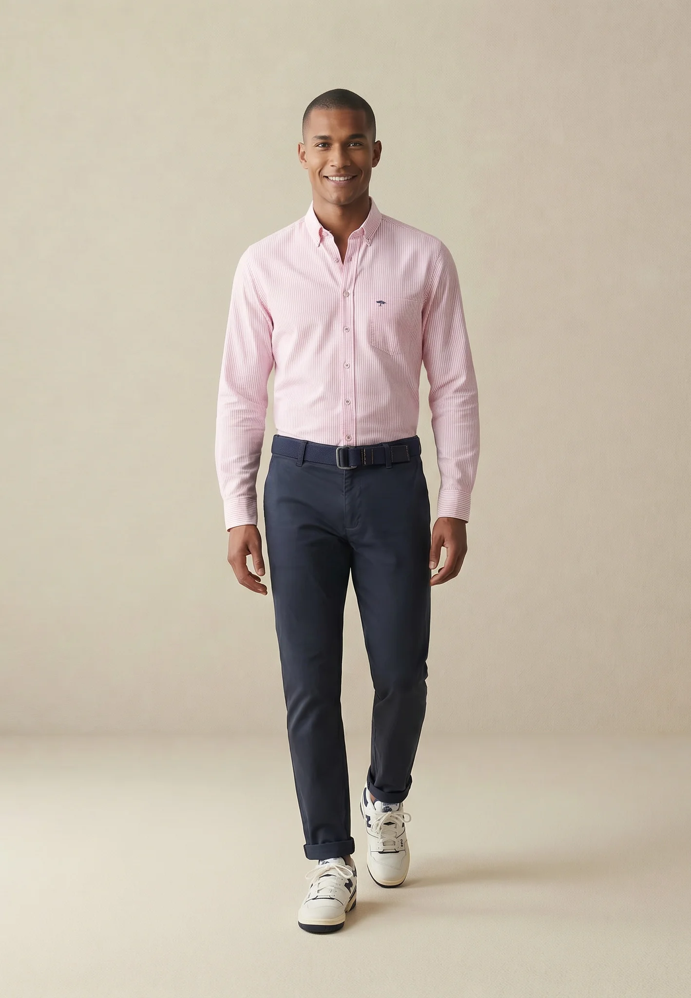 Oxfordhemd aus Baumwolle mit Button-Down-Kragen - Image 43
