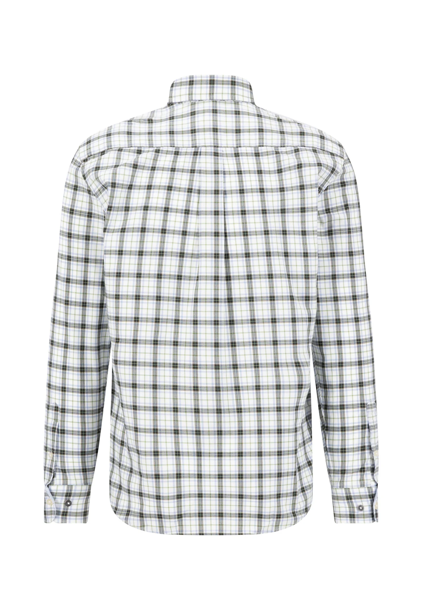 Oxfordhemd aus Baumwolle mit Karomuster und Button-Down-Kragen - Image 5