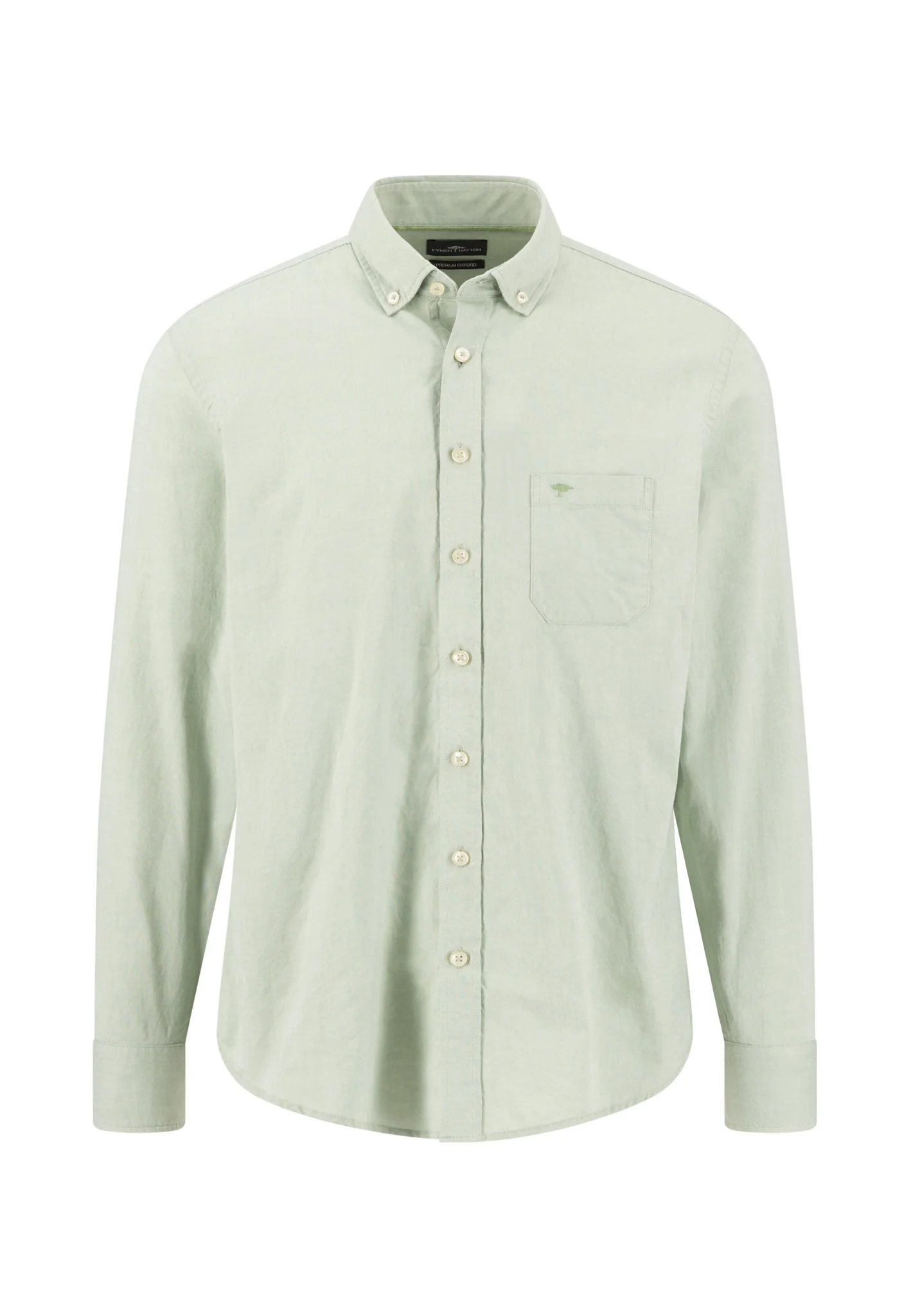 Oxfordhemd aus Baumwolle mit Karomuster und Button-Down-Kragen - Image 5