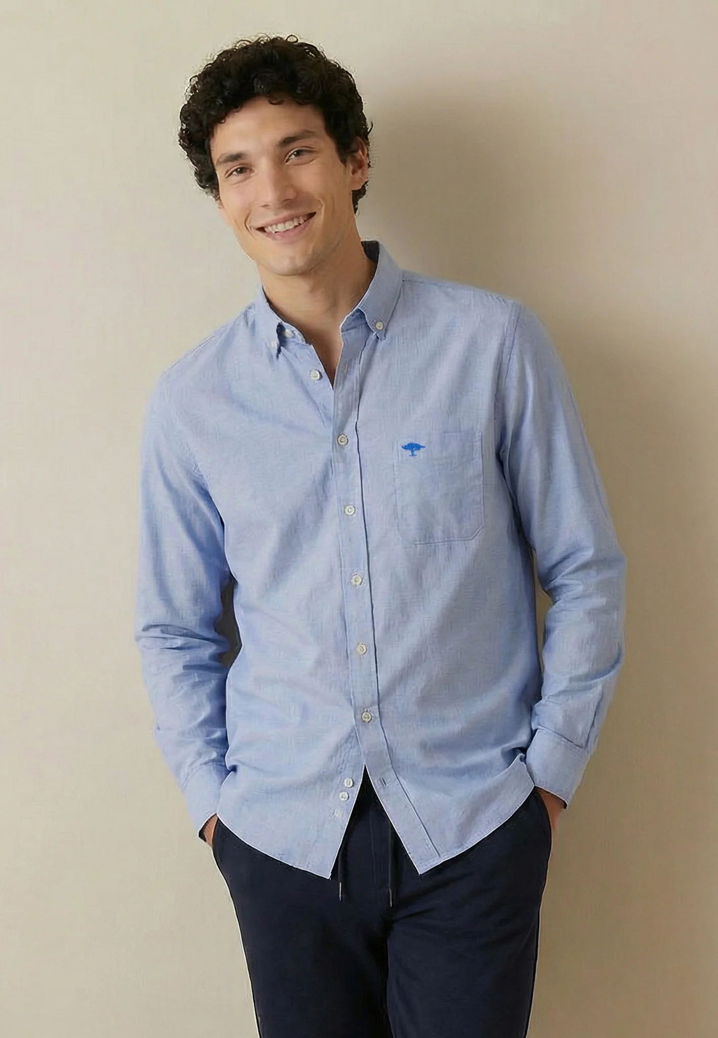 Oxfordhemd aus Baumwolle mit Karomuster und Button-Down-Kragen - Image 6