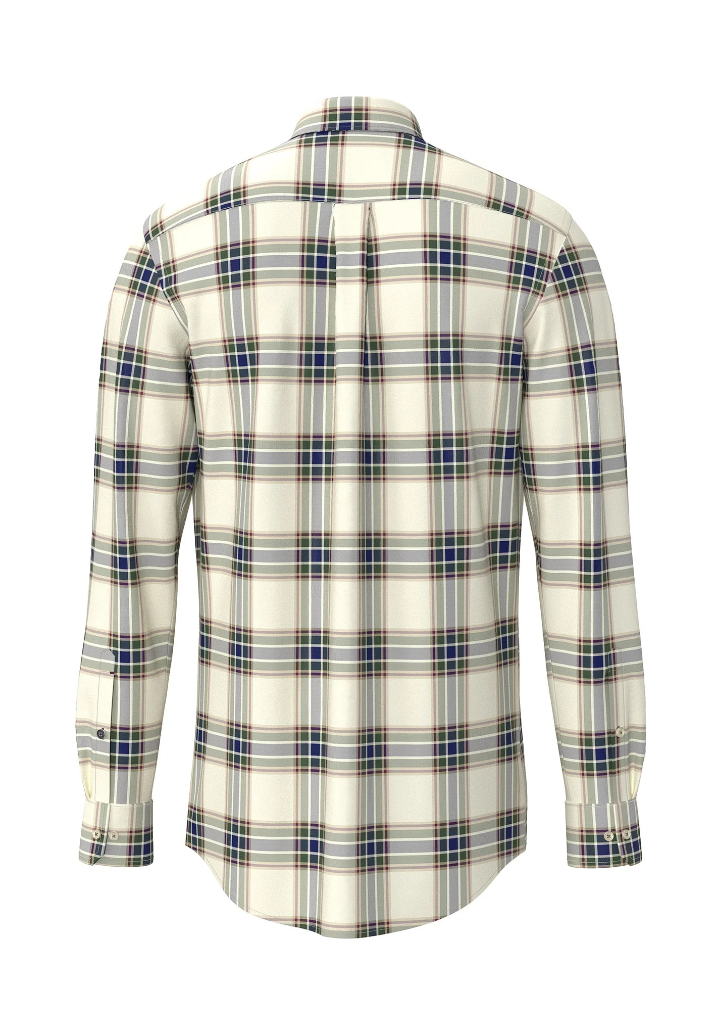 Oxfordhemd aus Baumwolle mit Karomuster und Button-Down-Kragen - Image 6