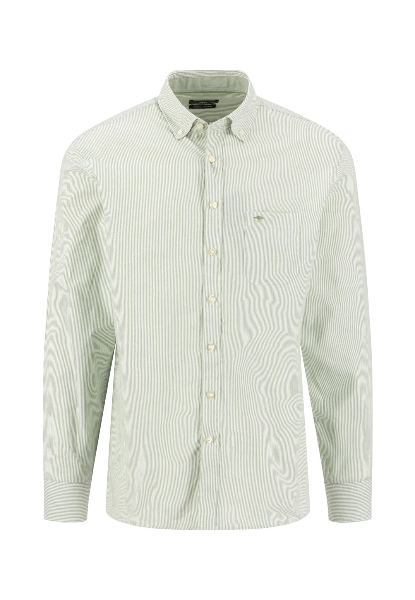 Oxfordhemd aus Baumwolle mit Streifenmuster und Button-Down-Kragen - Image 9