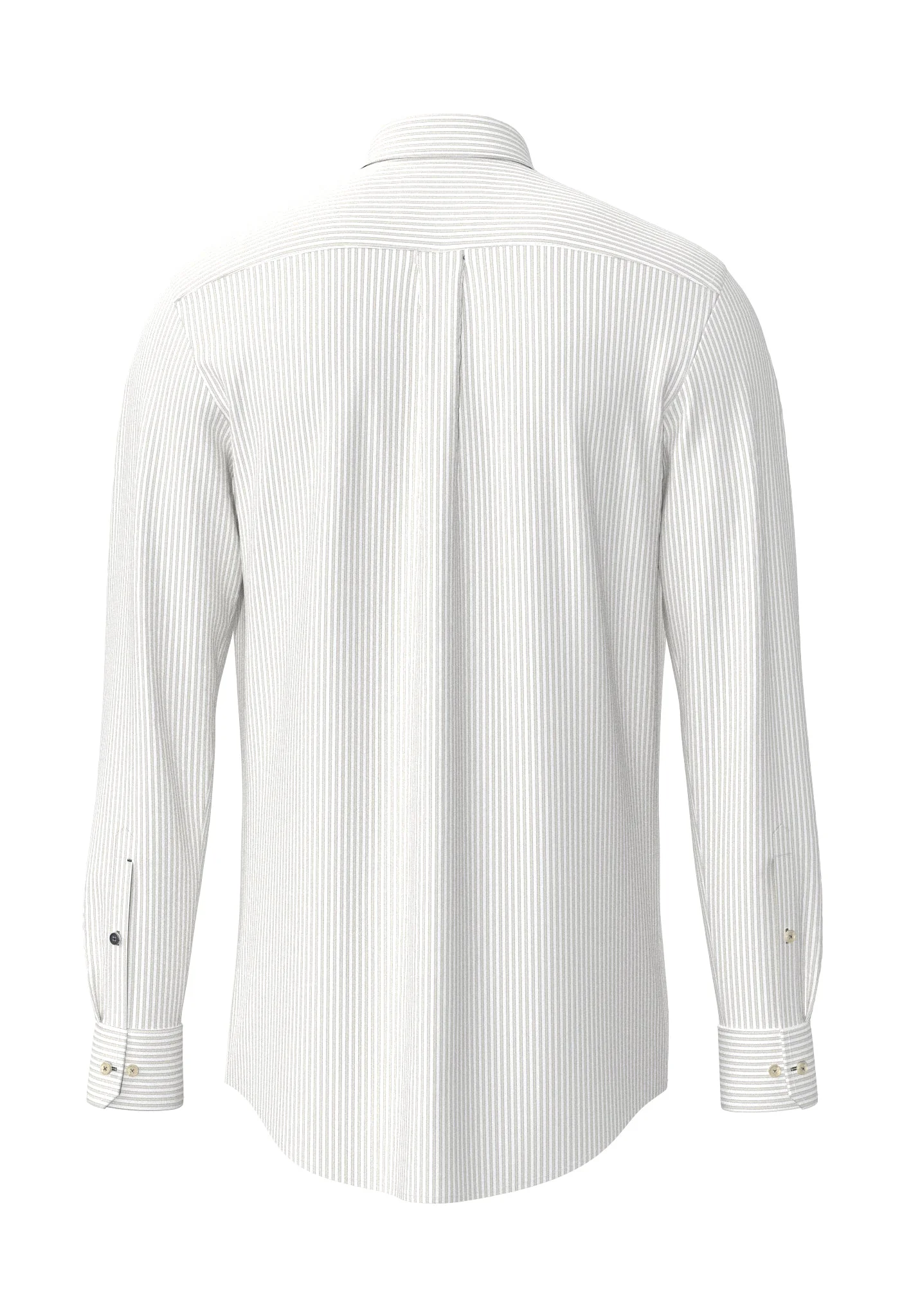 Oxfordhemd aus Baumwolle mit Streifenmuster und Button-Down-Kragen - Image 8