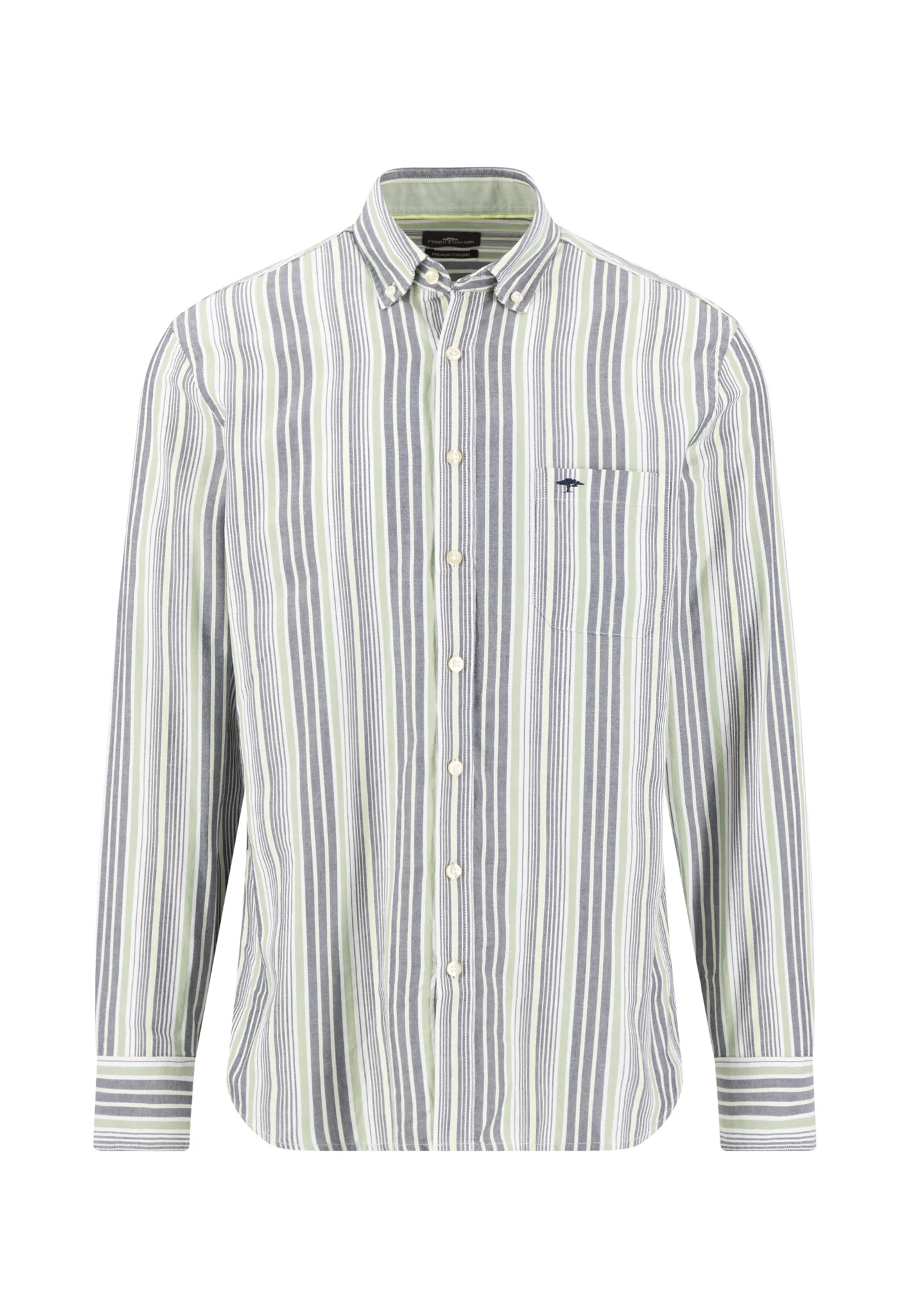 Oxfordhemd mit Streifenmuster und Button-Down-Kragen - Image 4
