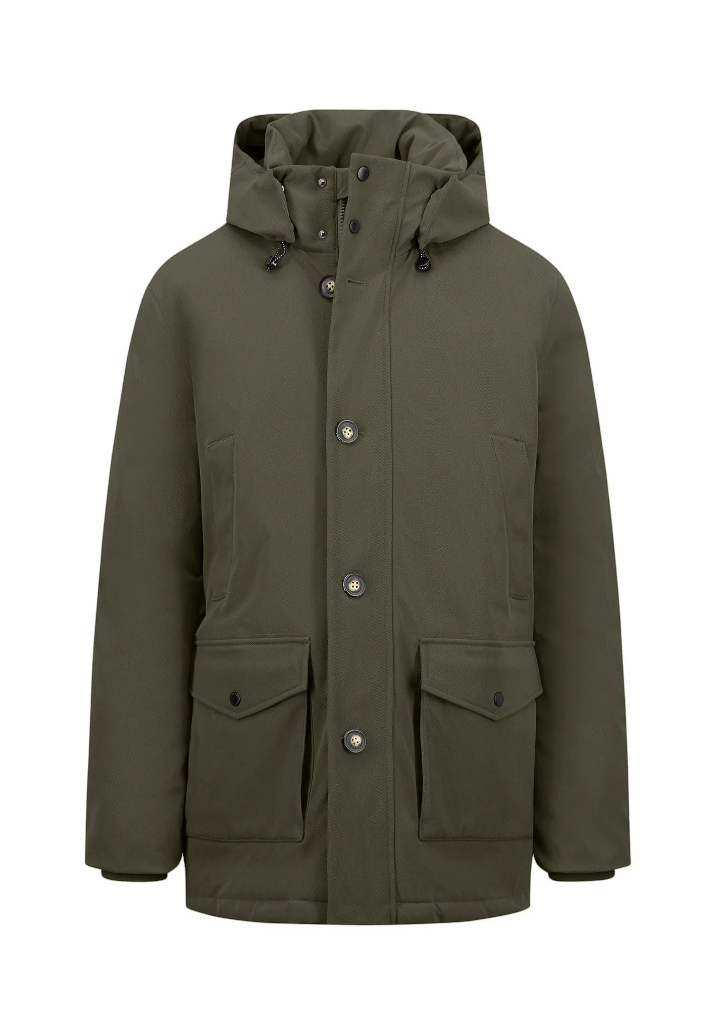 Parka mit Kapuze und vier Knöpfen - Image 3