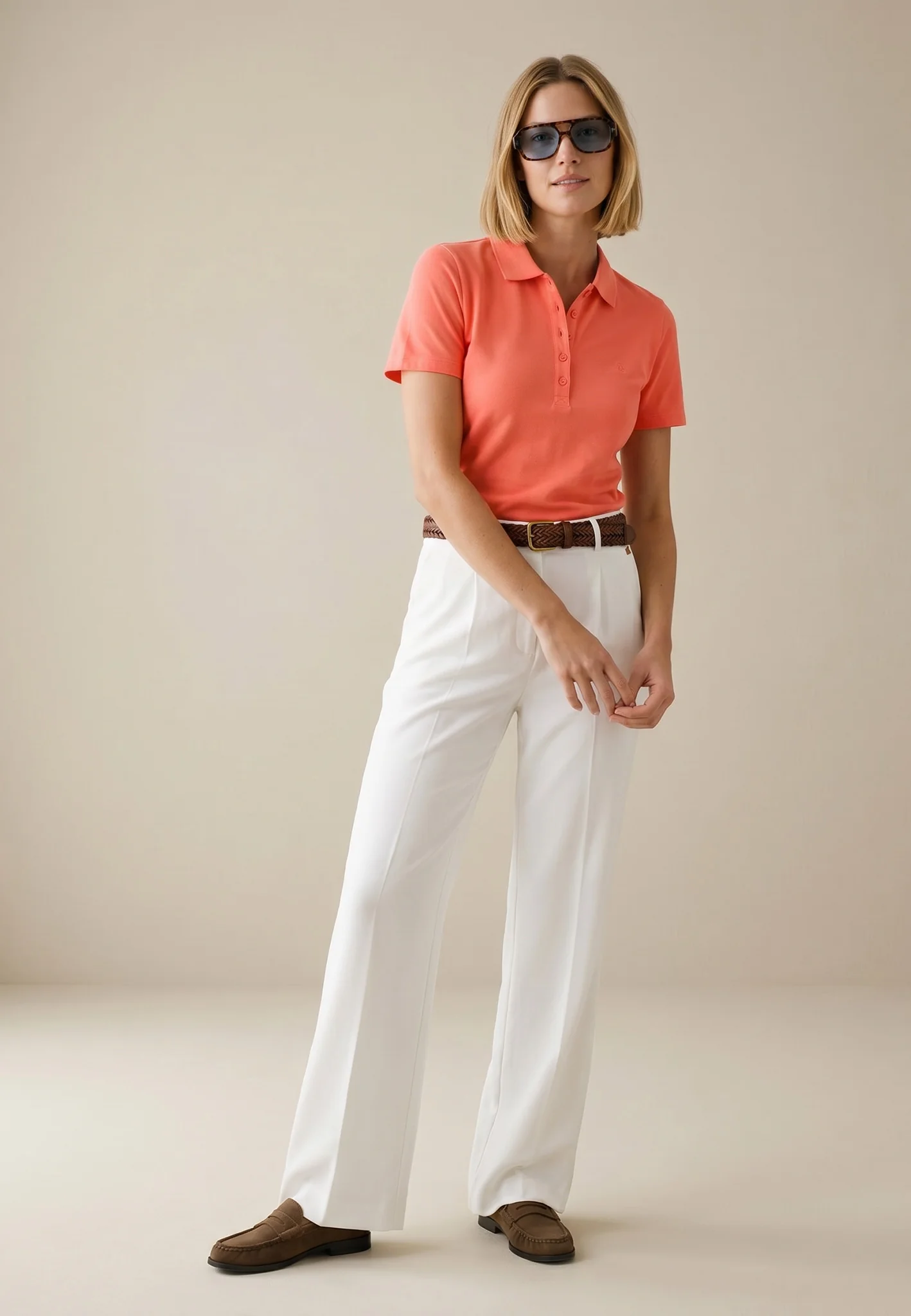 Poloshirt aus Baumwoll-Piqué mit Knopfleiste - Image 3