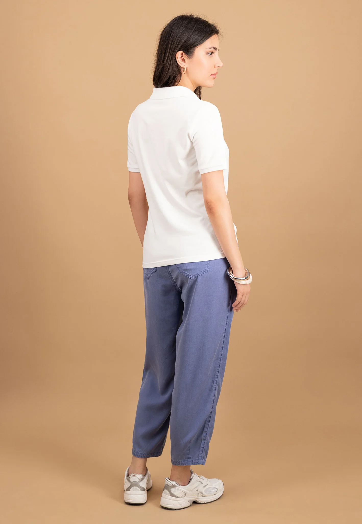 Poloshirt aus Baumwoll-Stretch mit Knopfleiste und klassischem Kragen - Image 4
