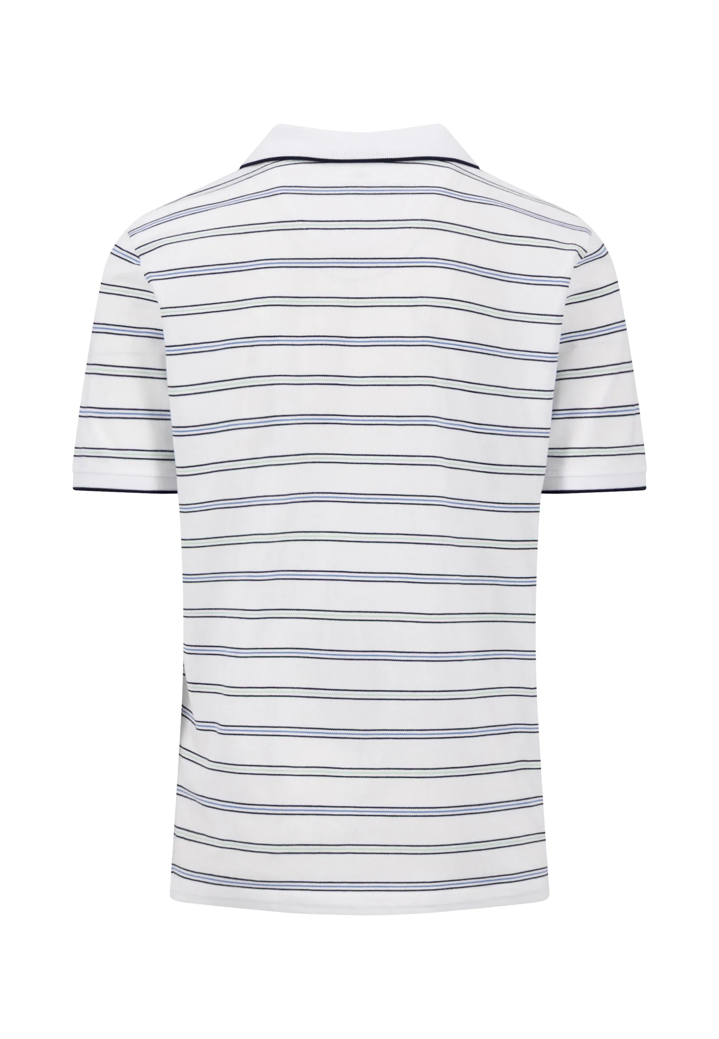 Poloshirt aus Baumwolle in Streifenoptik - Image 4