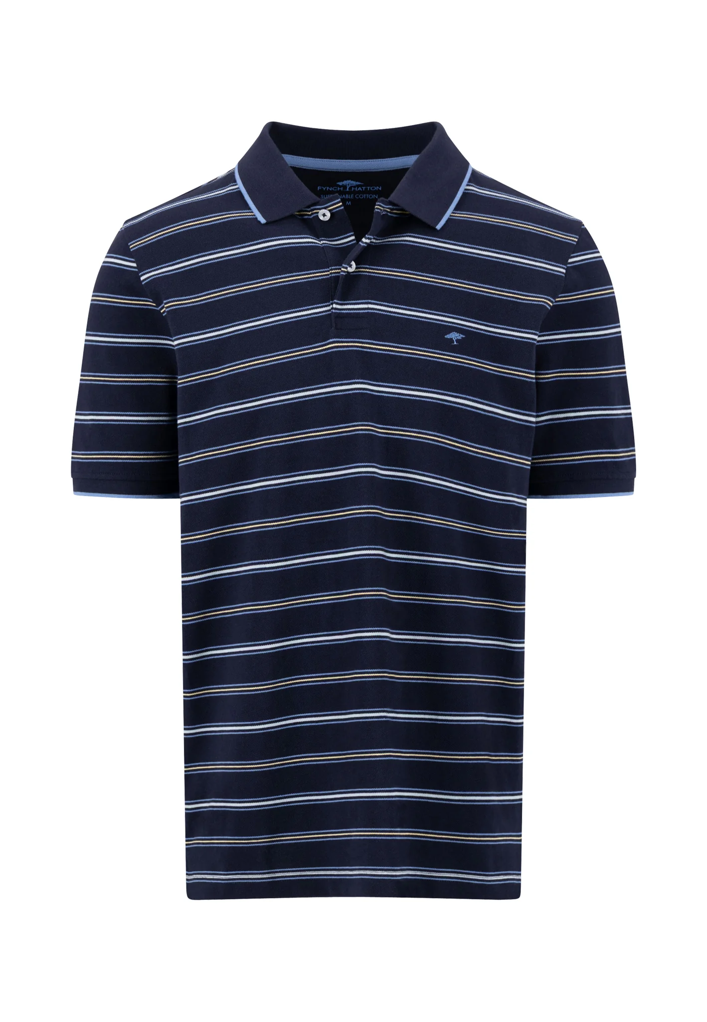 Poloshirt aus Baumwolle in Streifenoptik - Image 5