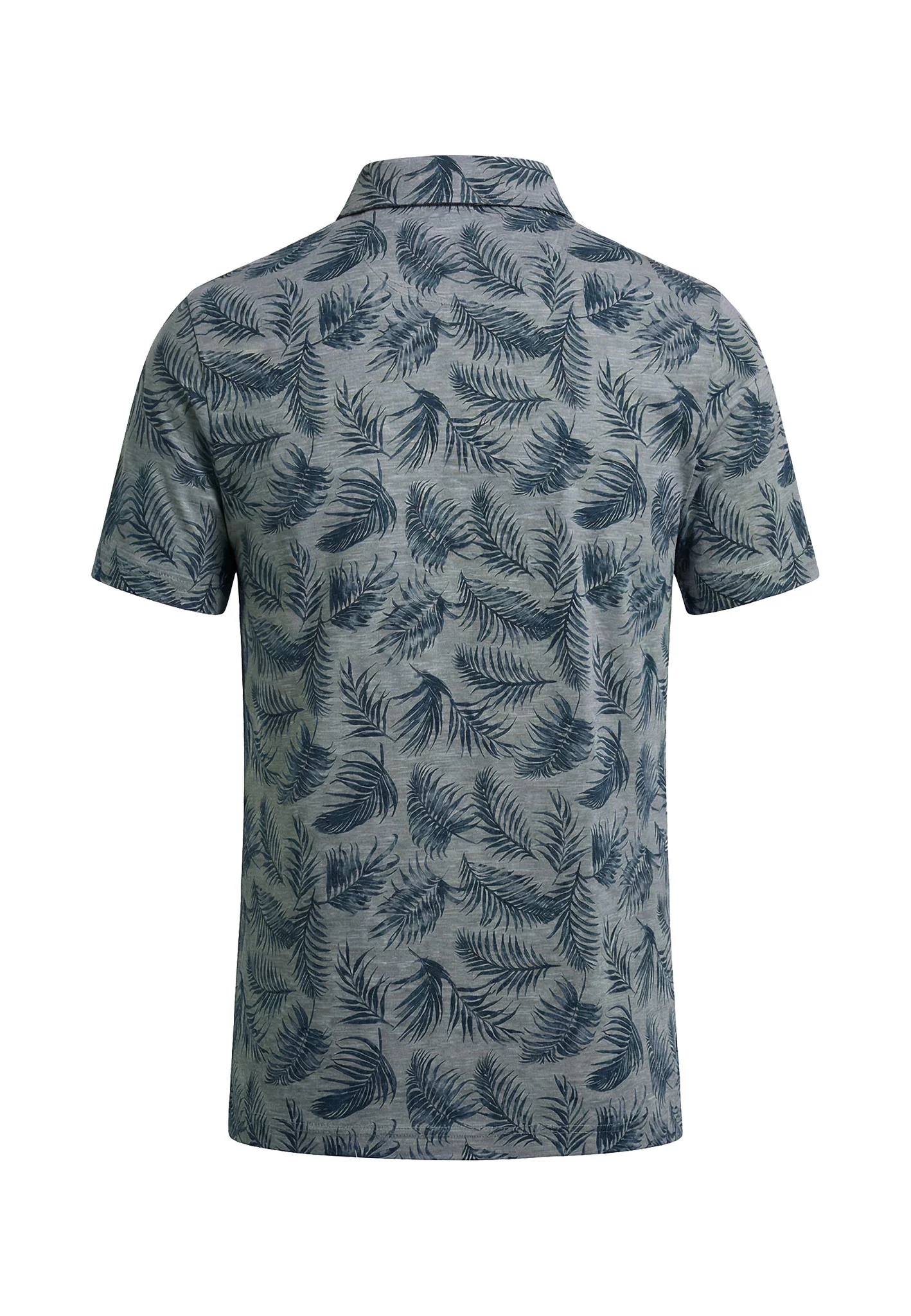 Poloshirt aus Baumwolle mit Allover-Print und Polokragen - Image 5