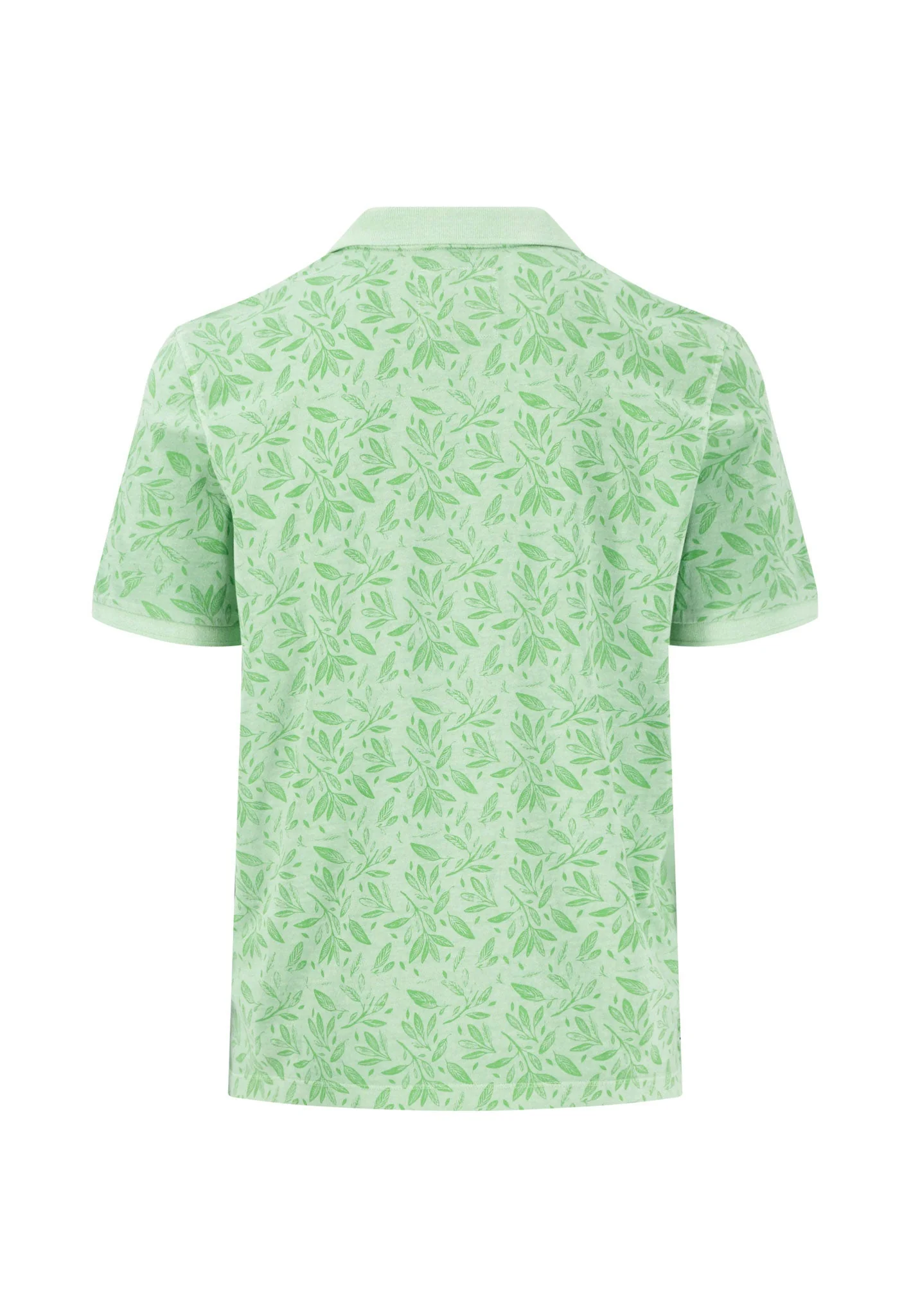 Poloshirt aus Baumwolle mit botanischem Alloverprint - Image 10