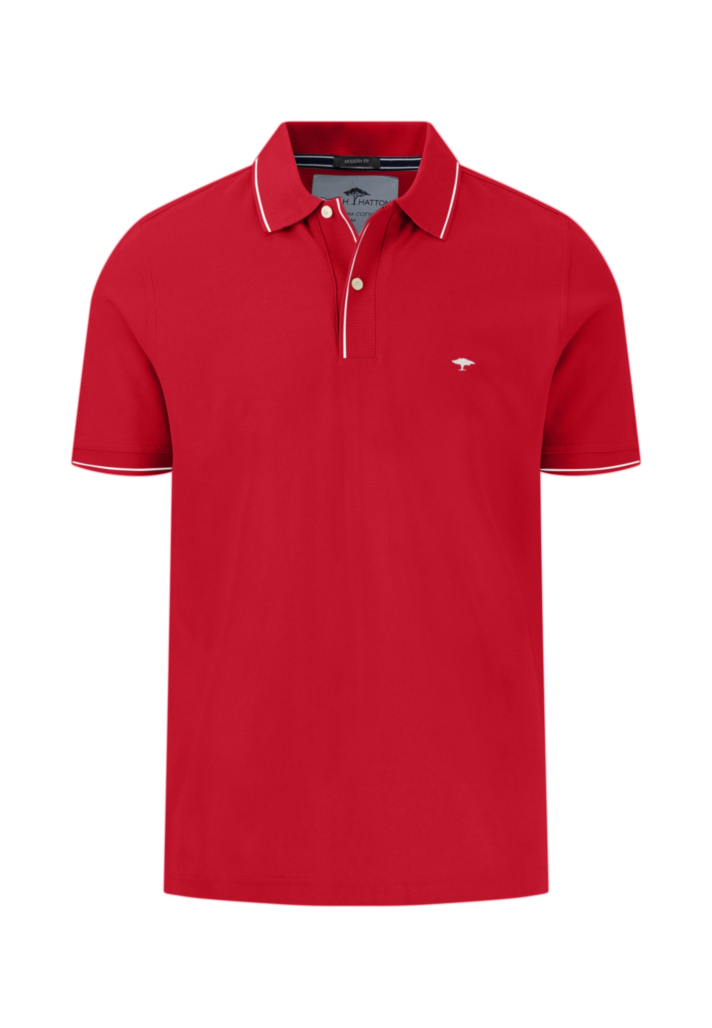 Poloshirt aus Baumwolle mit dezentem Kragendetail - Image 7