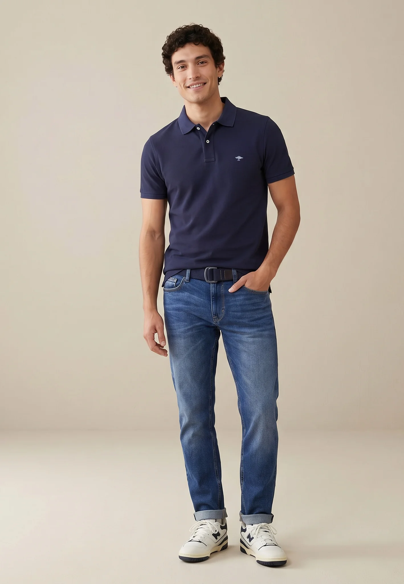 Poloshirt aus Baumwolle mit klassischem Kragen - Image 22