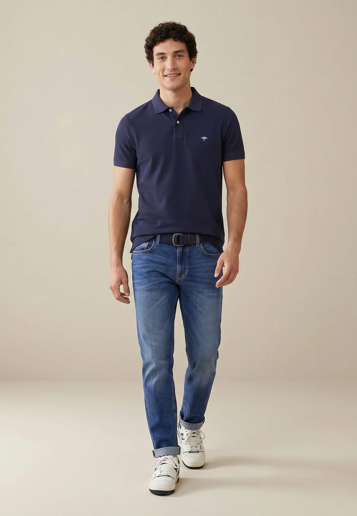 Poloshirt aus Baumwolle mit klassischem Kragen - Image 23