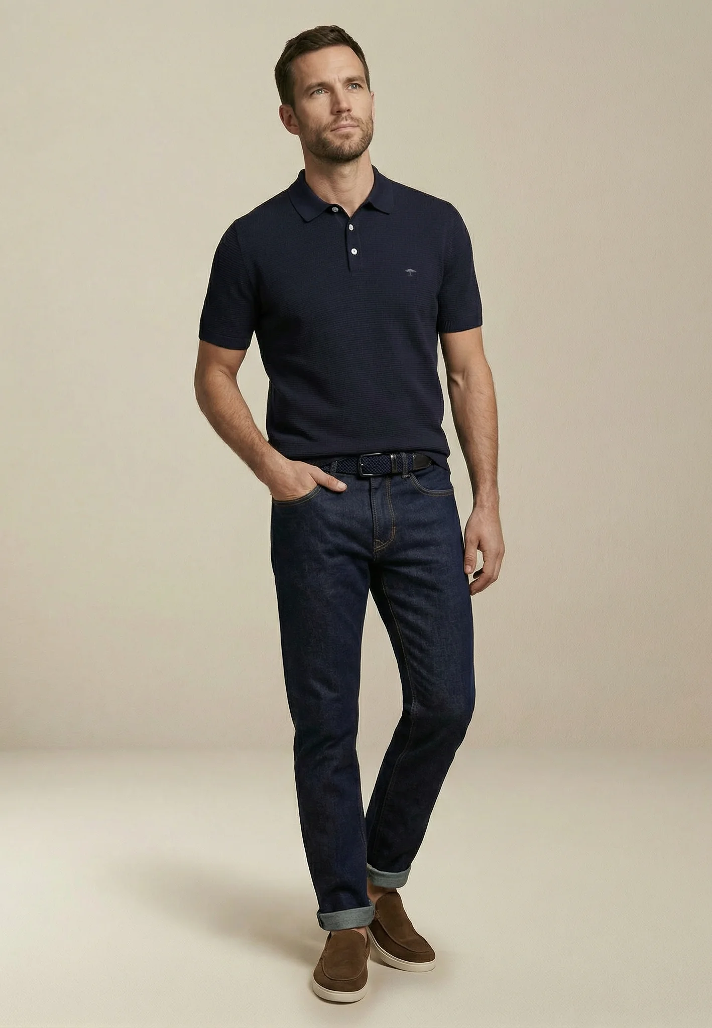 Poloshirt aus Baumwolle mit klassischem Polokragen – Air Cotton - Image 23