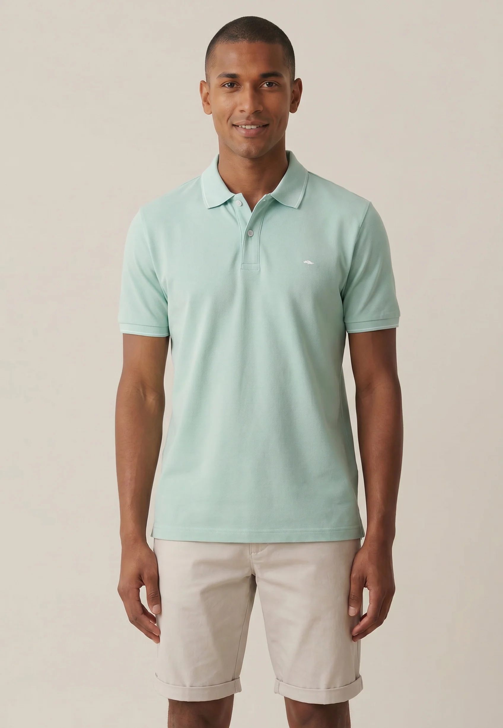 Poloshirt aus Baumwolle mit Knopfleiste und Polokragen - Image 13