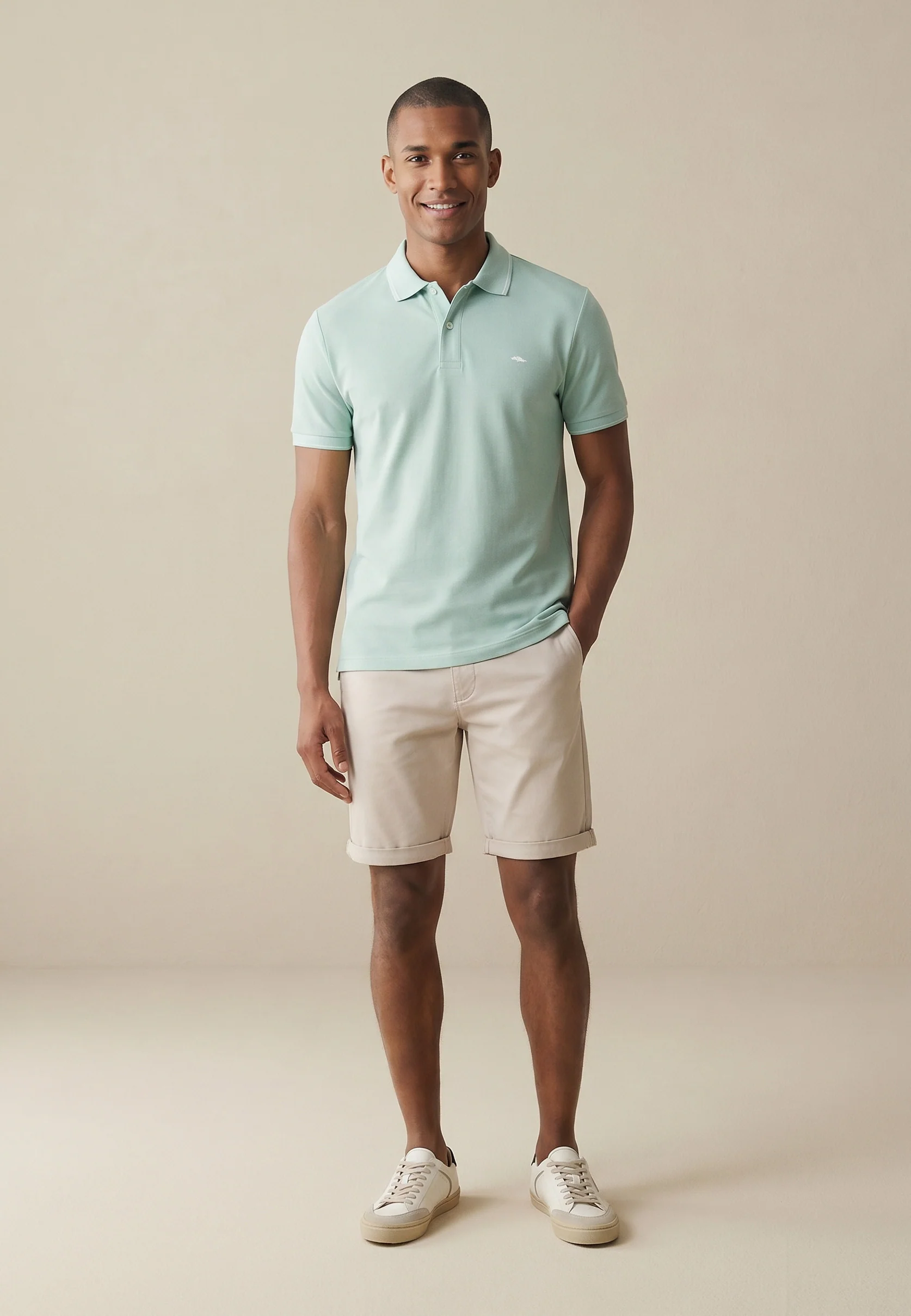 Poloshirt aus Baumwolle mit Knopfleiste und Polokragen - Image 14