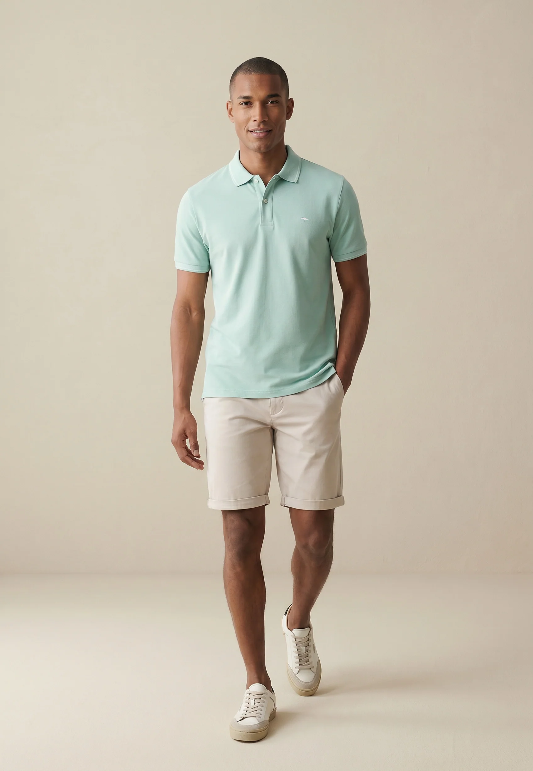 Poloshirt aus Baumwolle mit Knopfleiste und Polokragen - Image 15