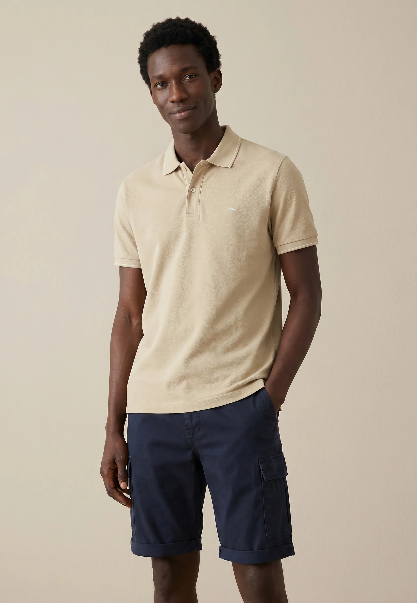 Poloshirt aus Baumwolle mit Knopfleiste und Polokragen - Image 18