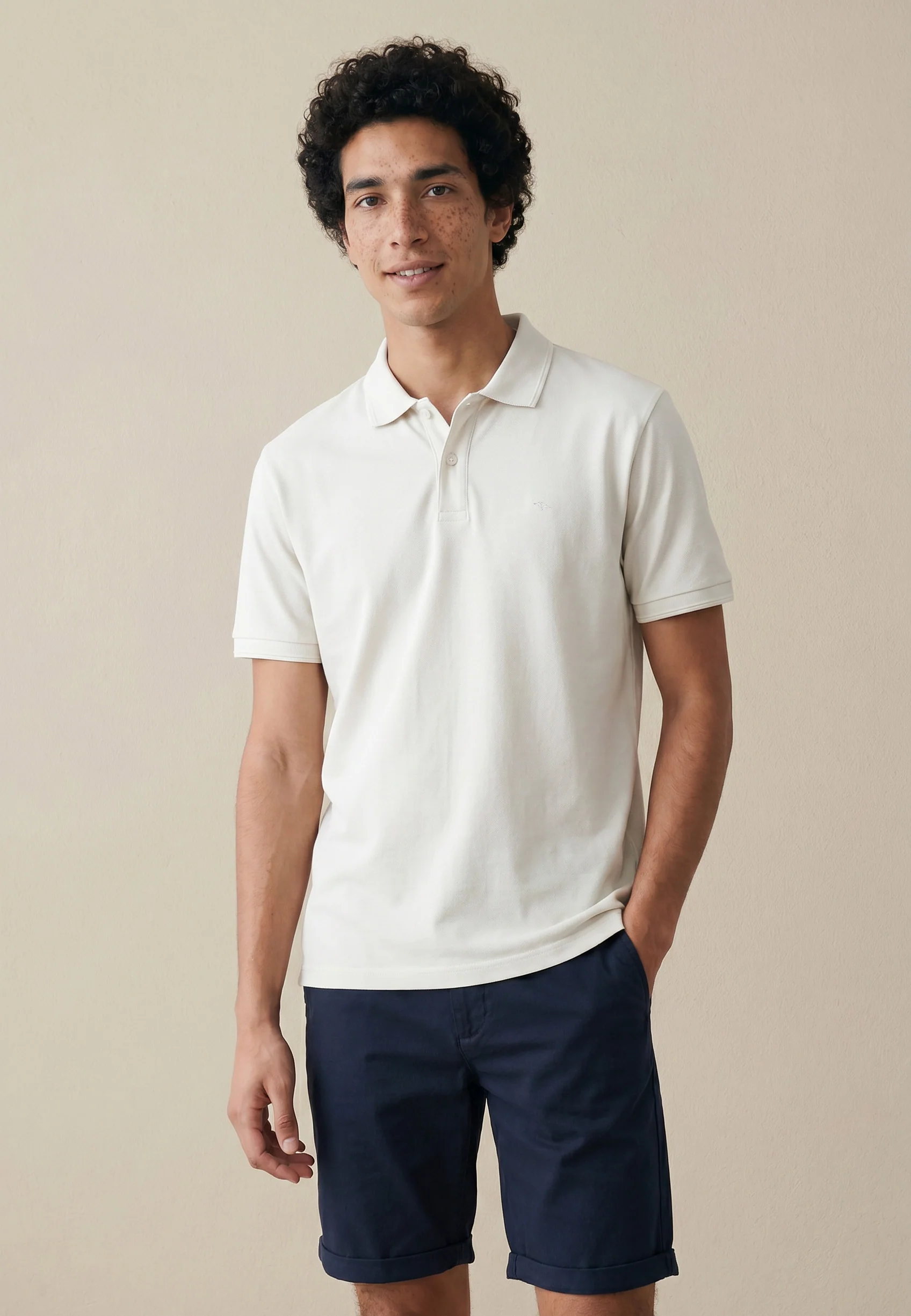 Poloshirt aus Baumwolle mit Knopfleiste und Polokragen - Image 23