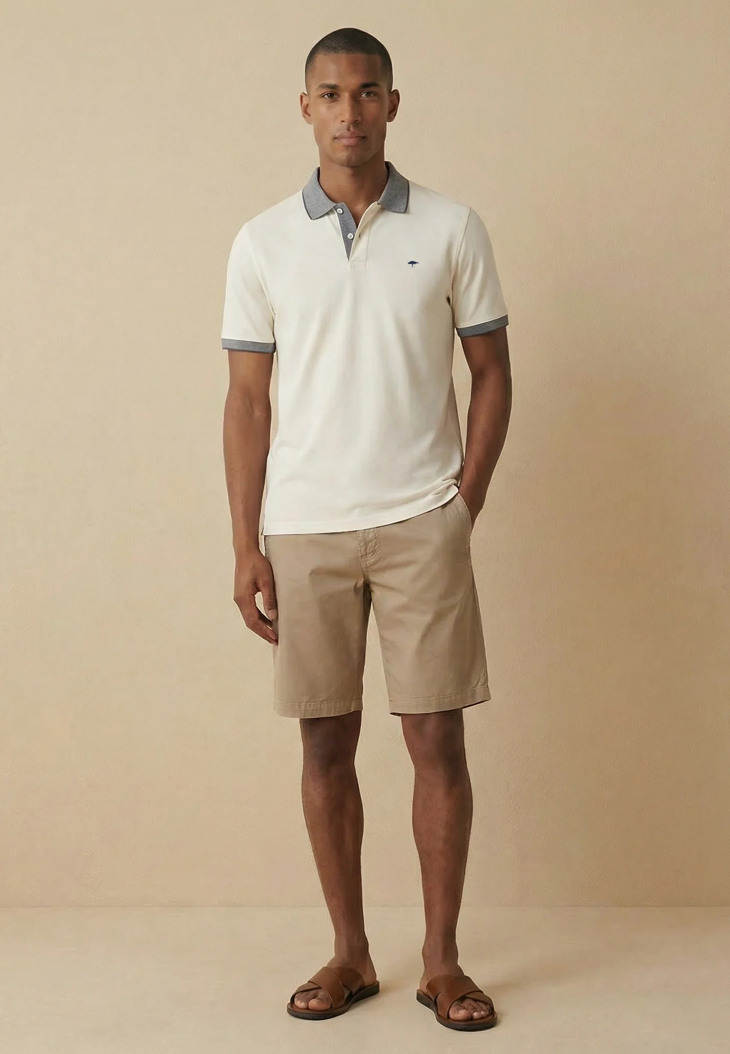 Poloshirt aus Baumwolle mit Kontrastdetails - Image 12