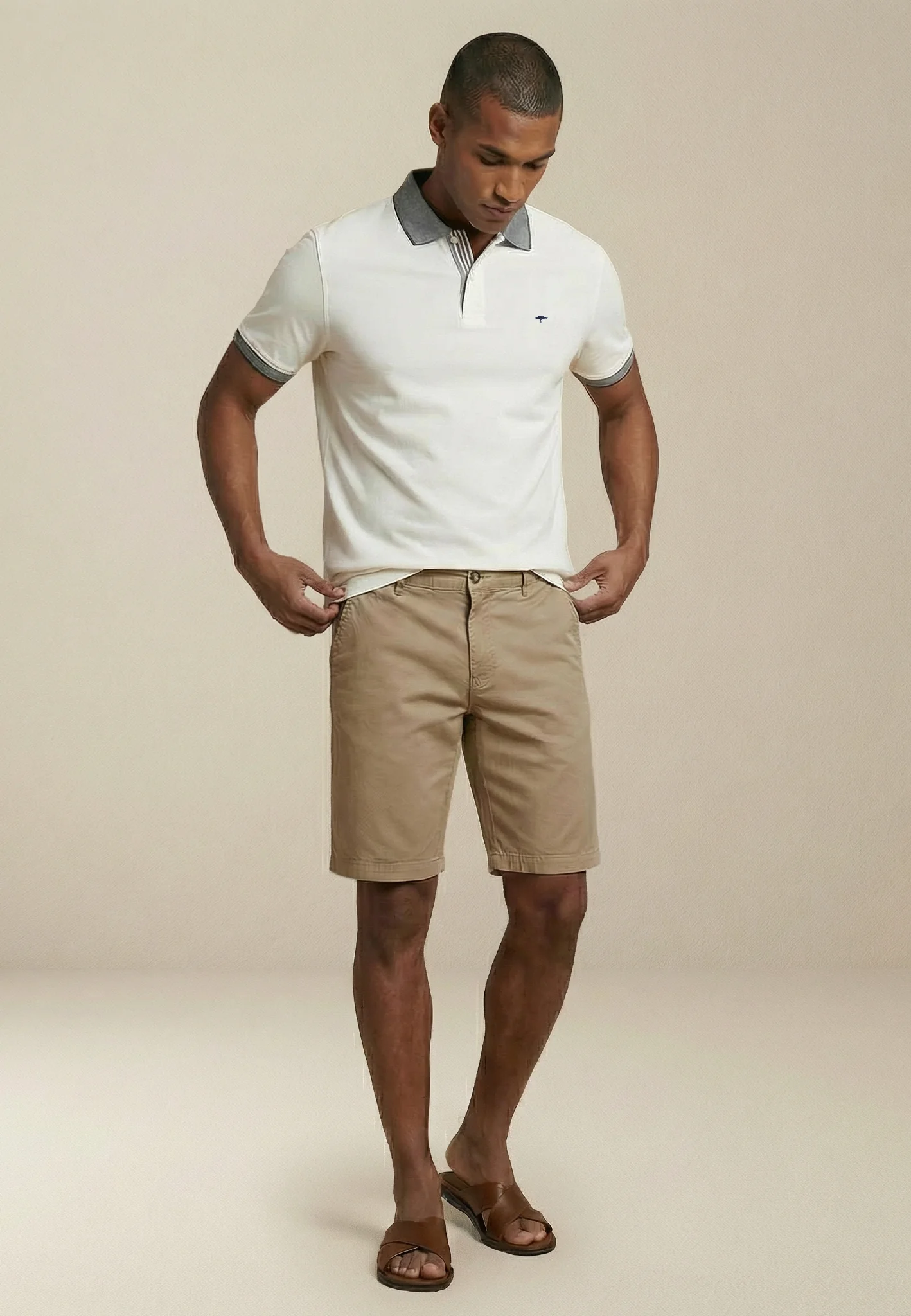Poloshirt aus Baumwolle mit Kontrastdetails - Image 13