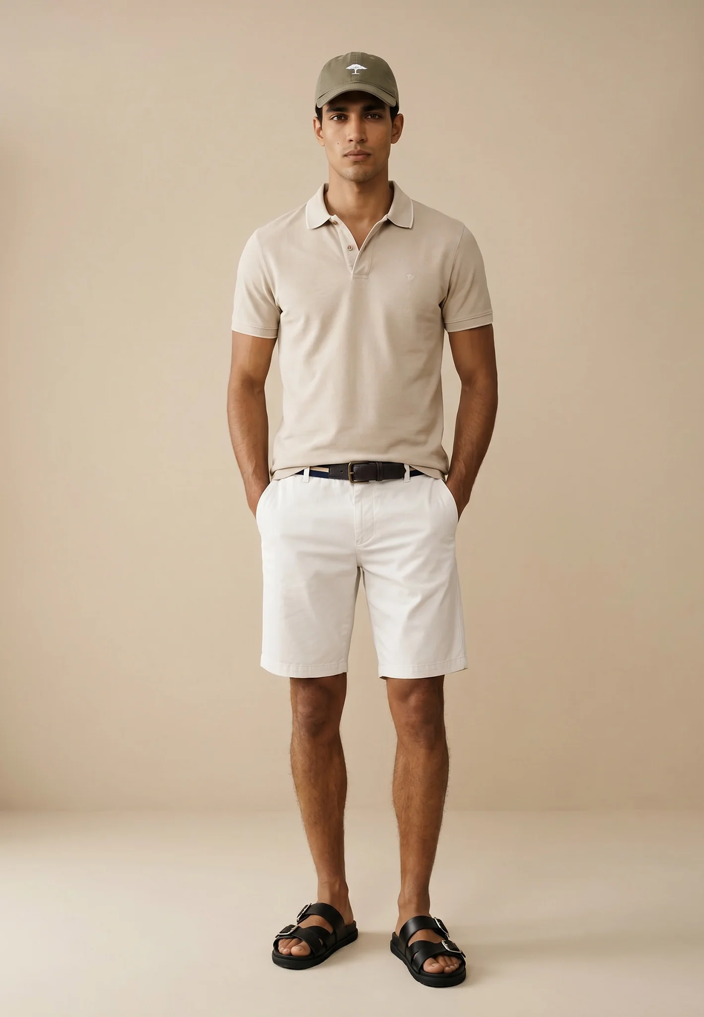 Poloshirt aus Baumwolle mit Slub-Webart und Kontrastdetails - Image 2