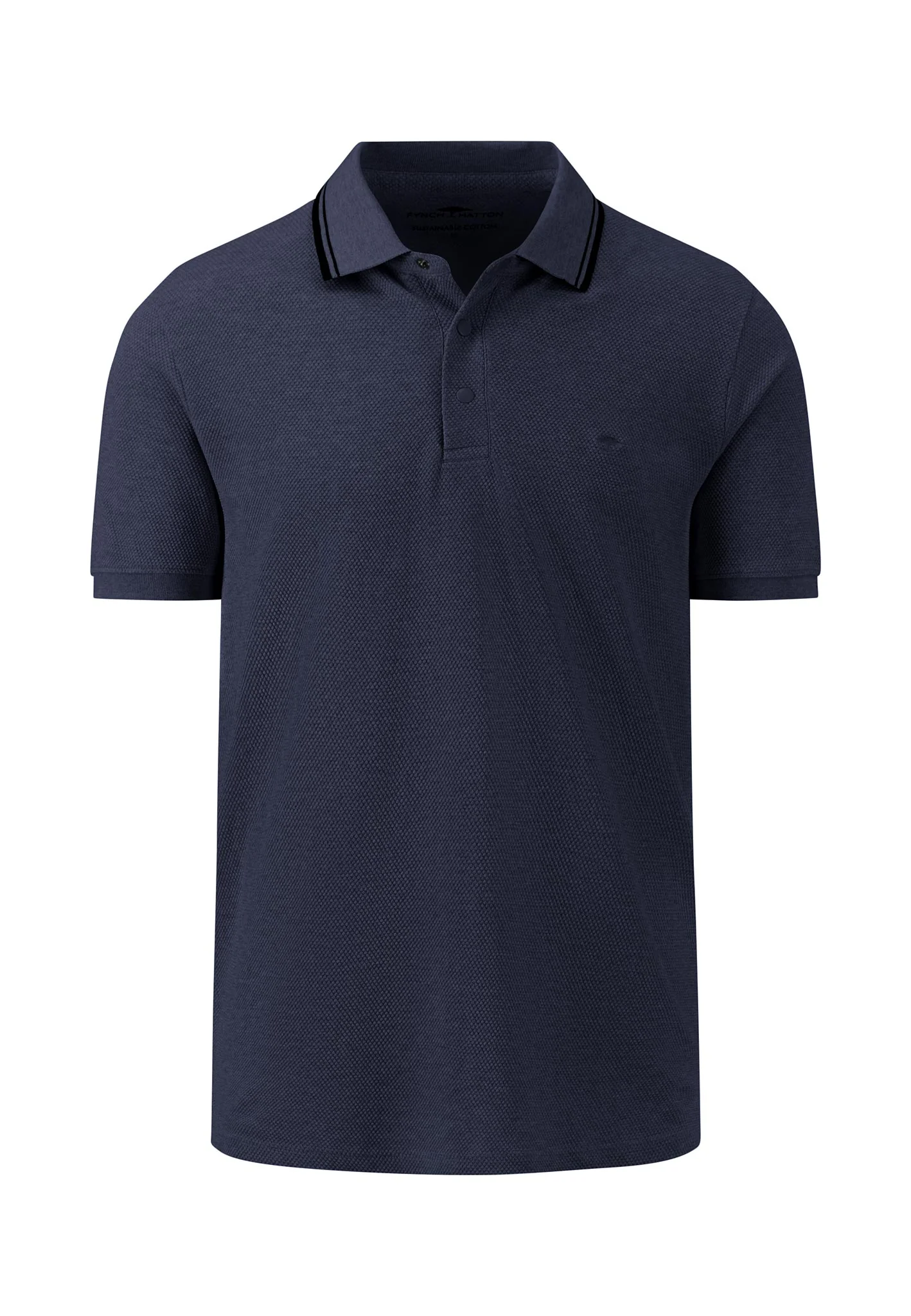 Poloshirt aus Baumwolle mit Streifenkragen - Image 7