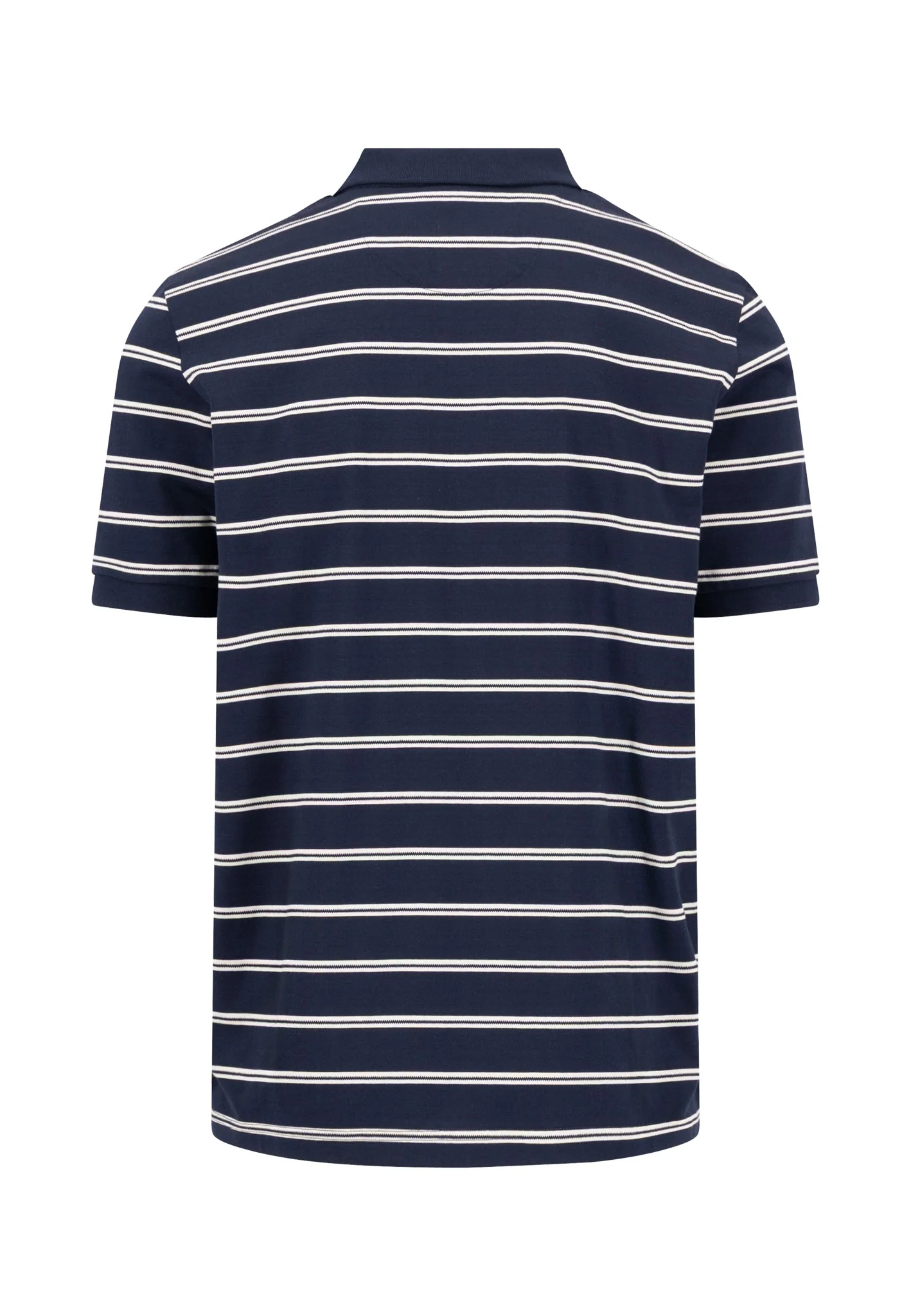 Poloshirt aus Baumwolle mit Streifenmuster und Polokragen - Image 5